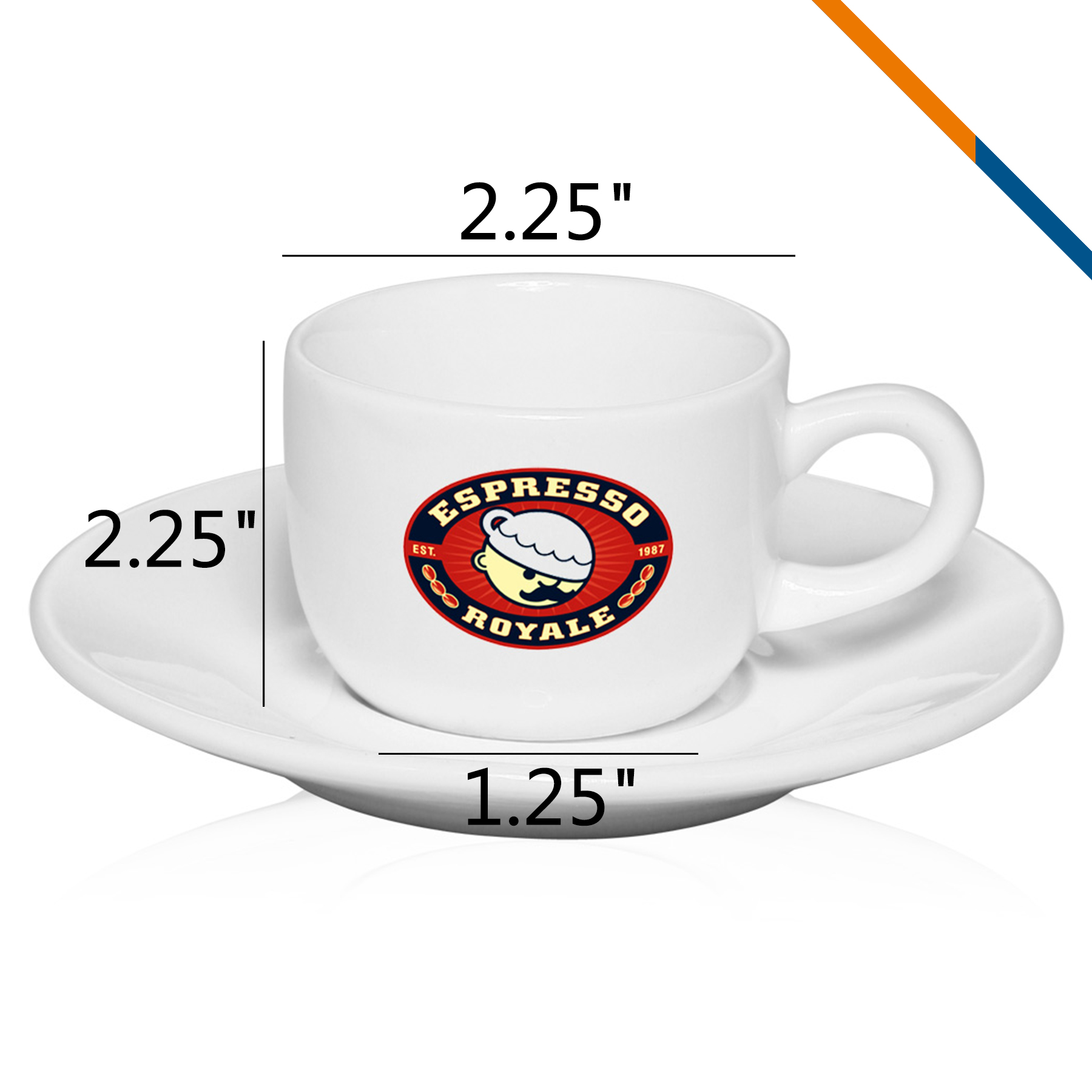Benco Coffee Cup Set - 2.5 OZ. 4