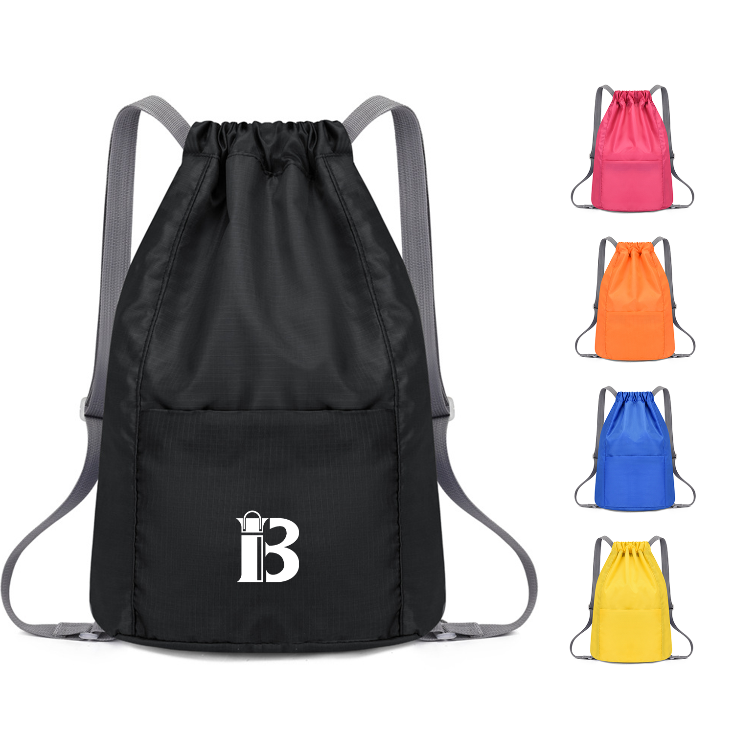 Lightweight Water-Resistant Outdoor Drawstring Backpack 1