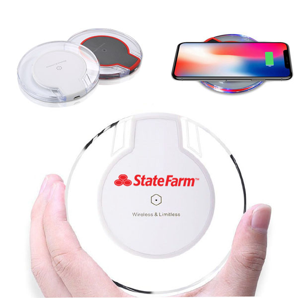 Round Qi Wireless Charging Pad 5