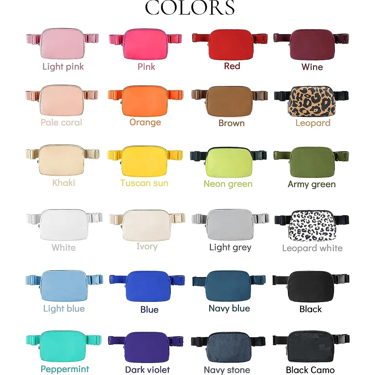 Fashionable Fanny Packs Waist Bag 4
