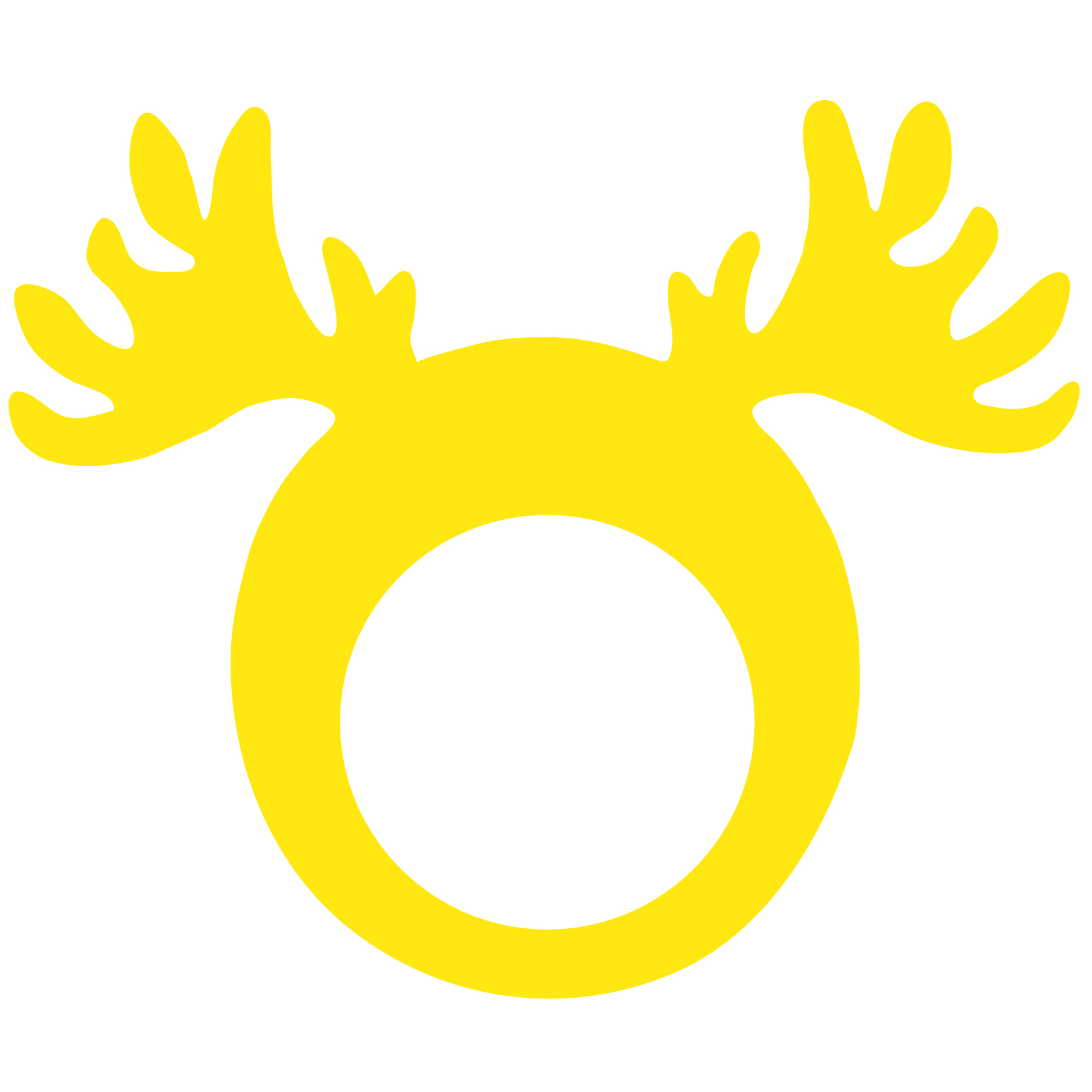 Reindeer Antler Pullover Visor 1
