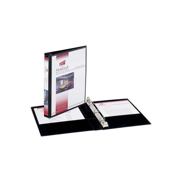 1/2" Mini Durable View Binder - Black 2