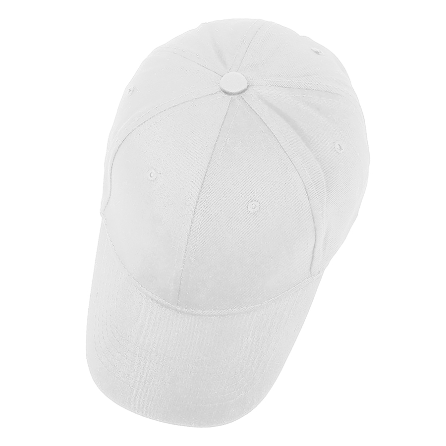 Stock Solid Color Cotton 6-Panel Baseball Cap w/ D-Ring 26