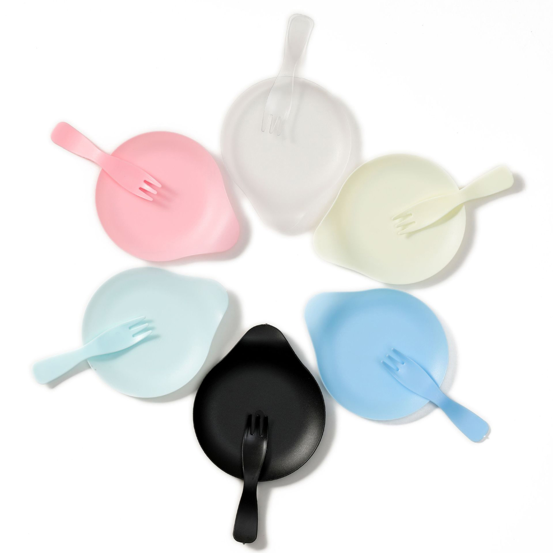 Washable Plastic Cake Cutlery Set 2