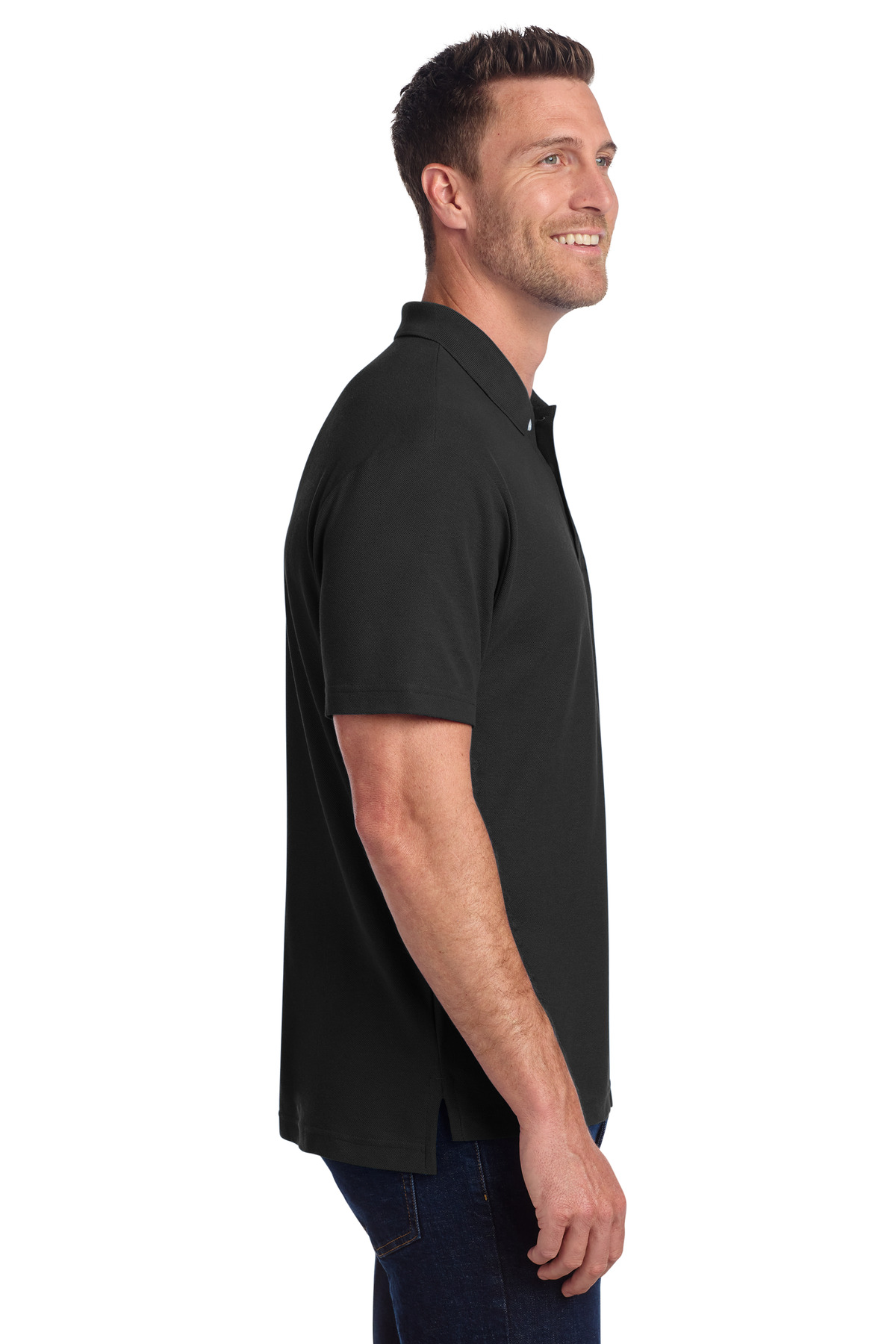 Port Authority C-FREE Cotton Blend Pique Polo K867 2