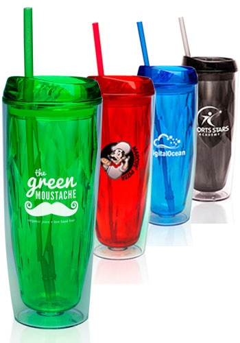 18 oz Juice It Colored Acrylic Tumbler 2