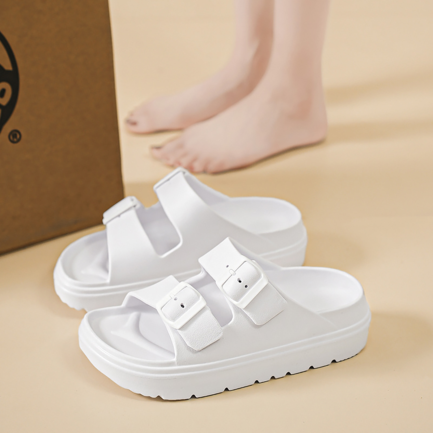 Toddler Double Buckle Soft Sole Sandals 3