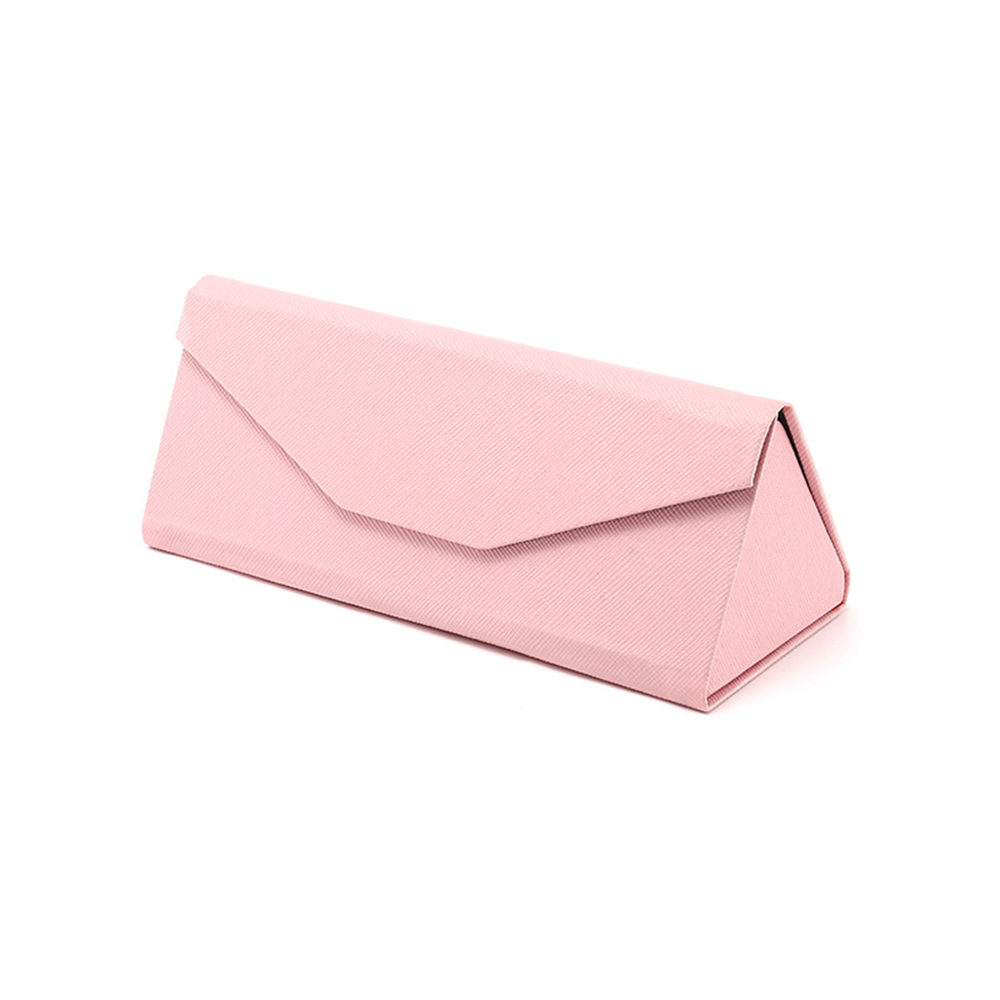 Solid Color Magnetic Folding Glasses Case 2