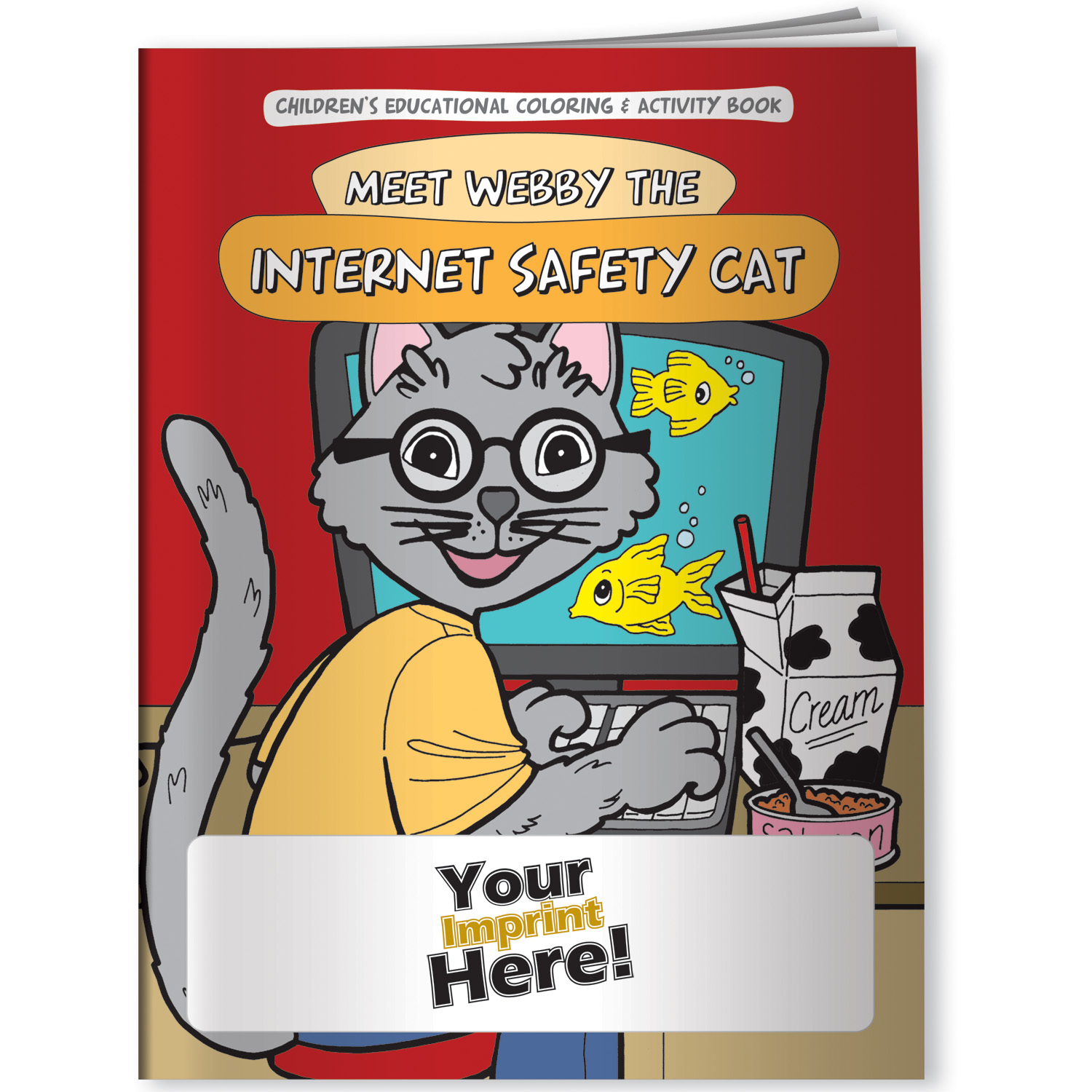 Coloring Book - Meet Webby The Internet Safety Cat 2