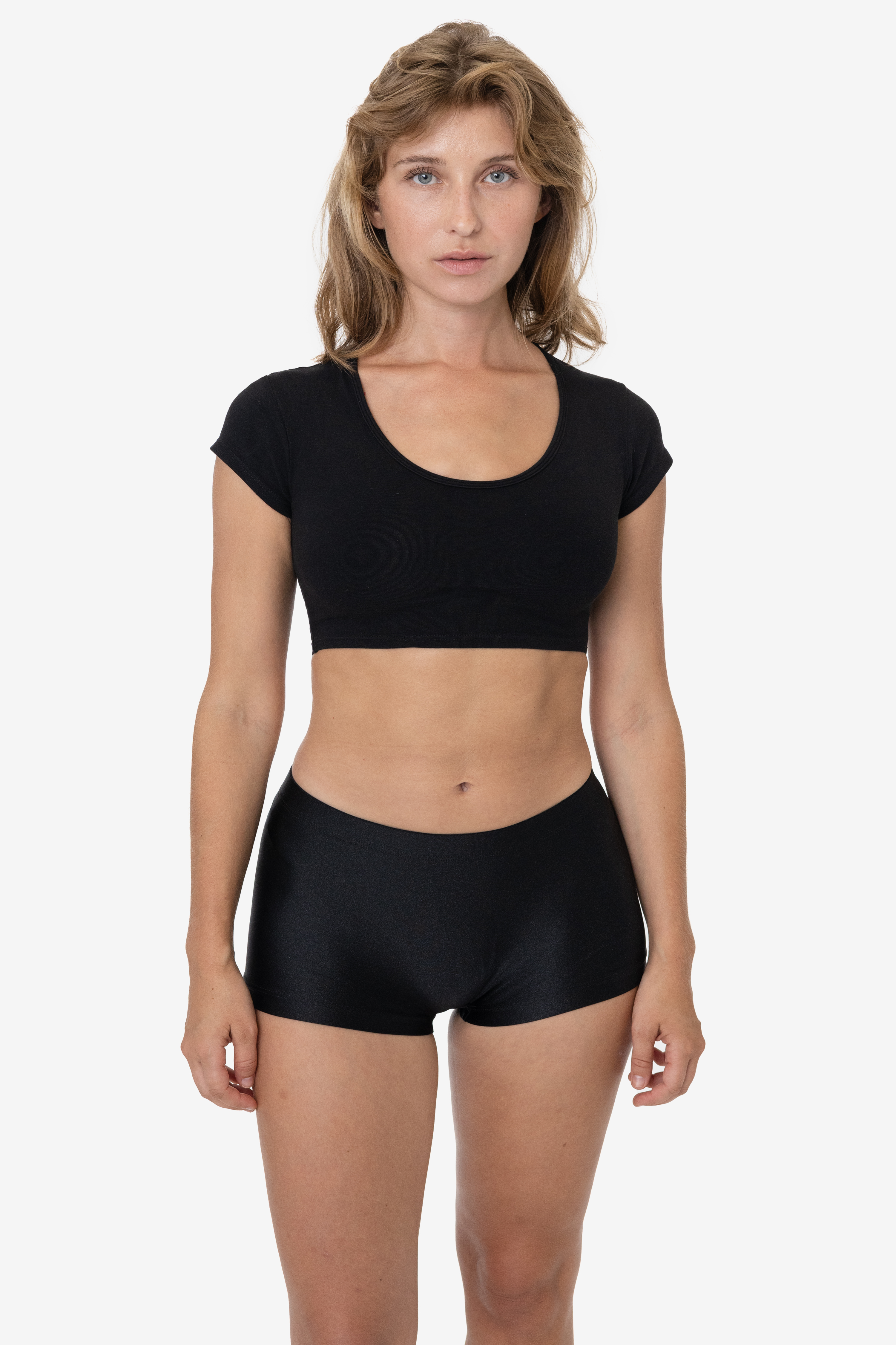 NYLON TRICOT 2-TONE MINI SHORT 1
