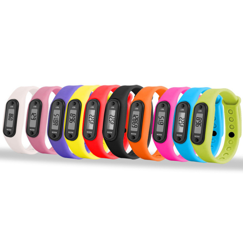 Soft Silicone Sport Tracker Watch Walking Running Pedometer 2