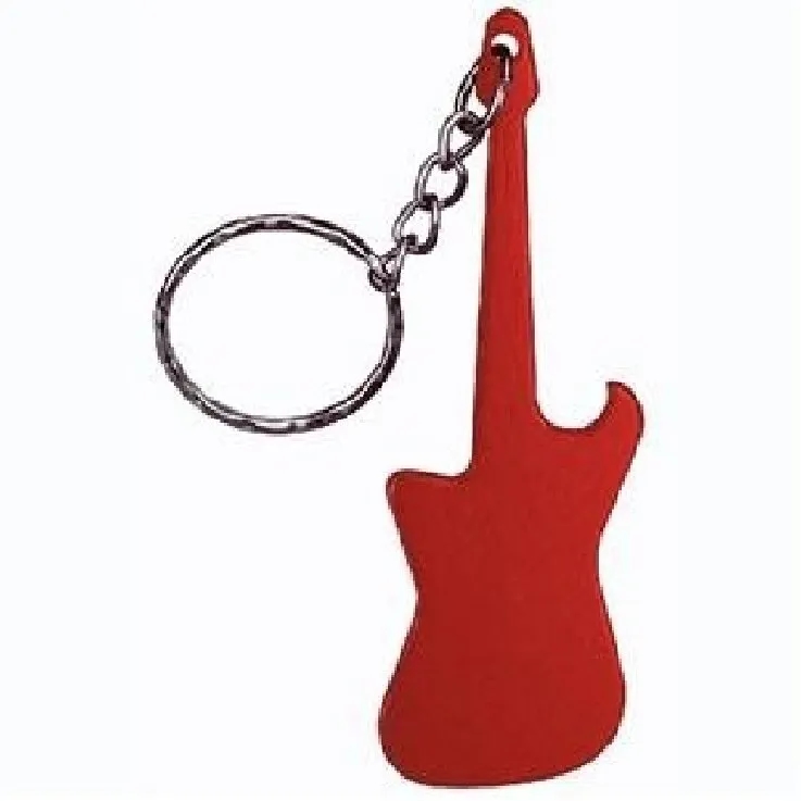 Guitar Shaped Bottle Opener with Keychain 7