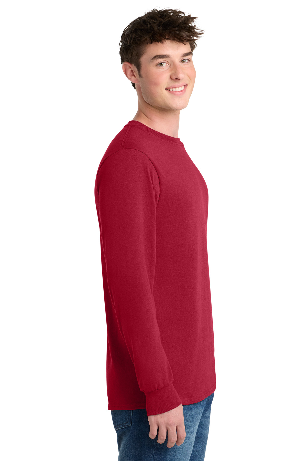 Port & Co Tall Long Sleeve Core Blend Tee. PC55LST 65