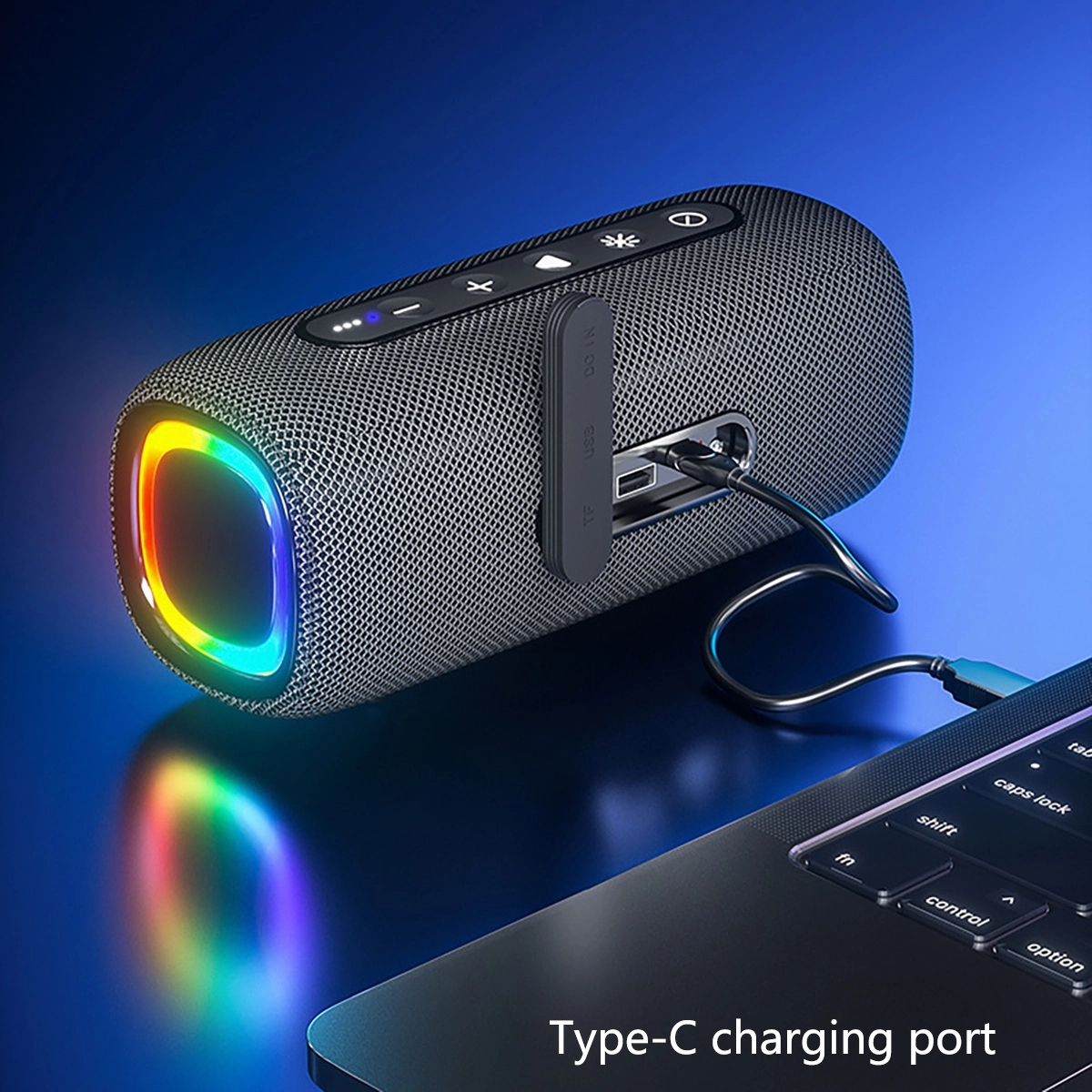 Smart Bluetooth Speaker With Rgb Light 9
