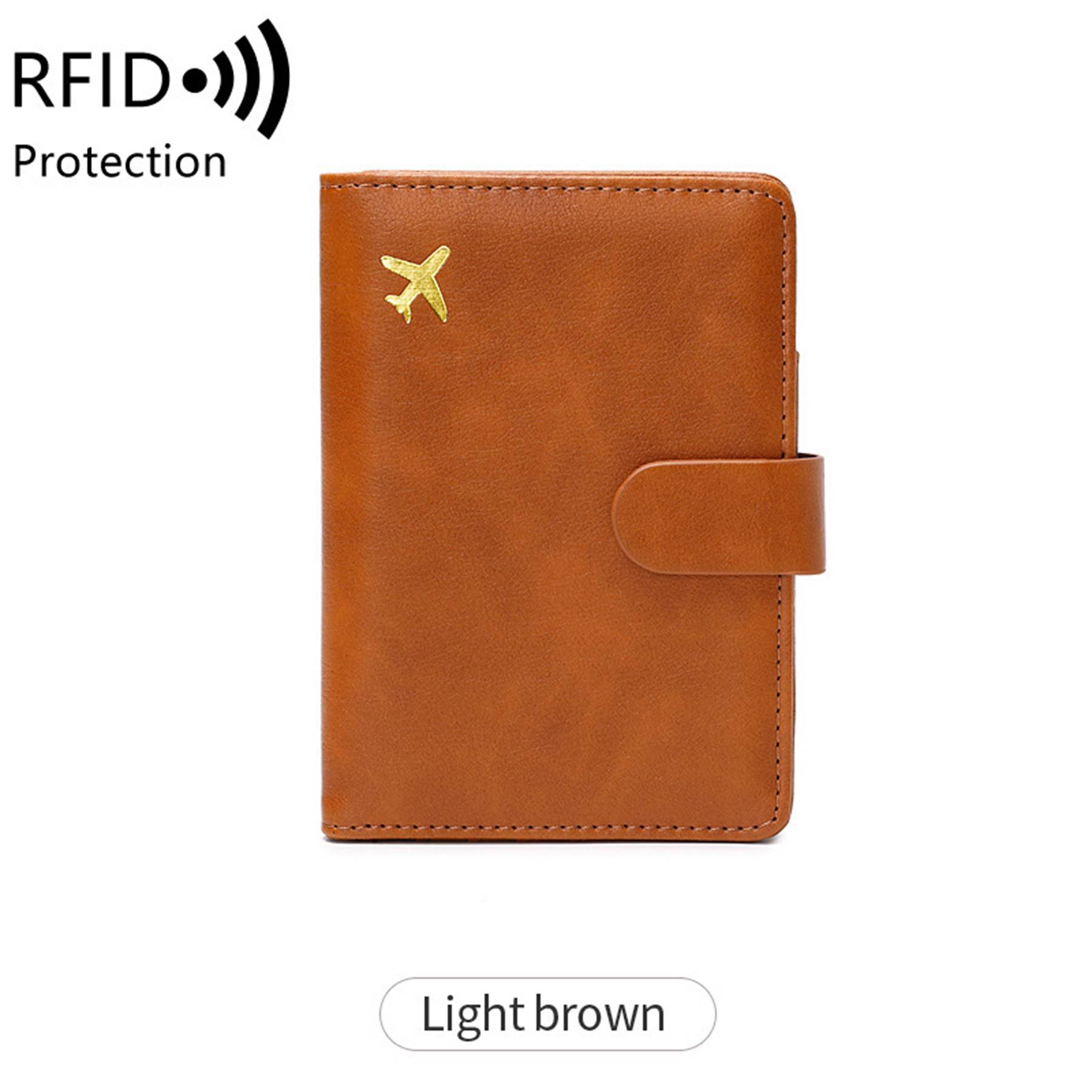 PU Leather RFID Passport/Card Wallet With Arita holder 8