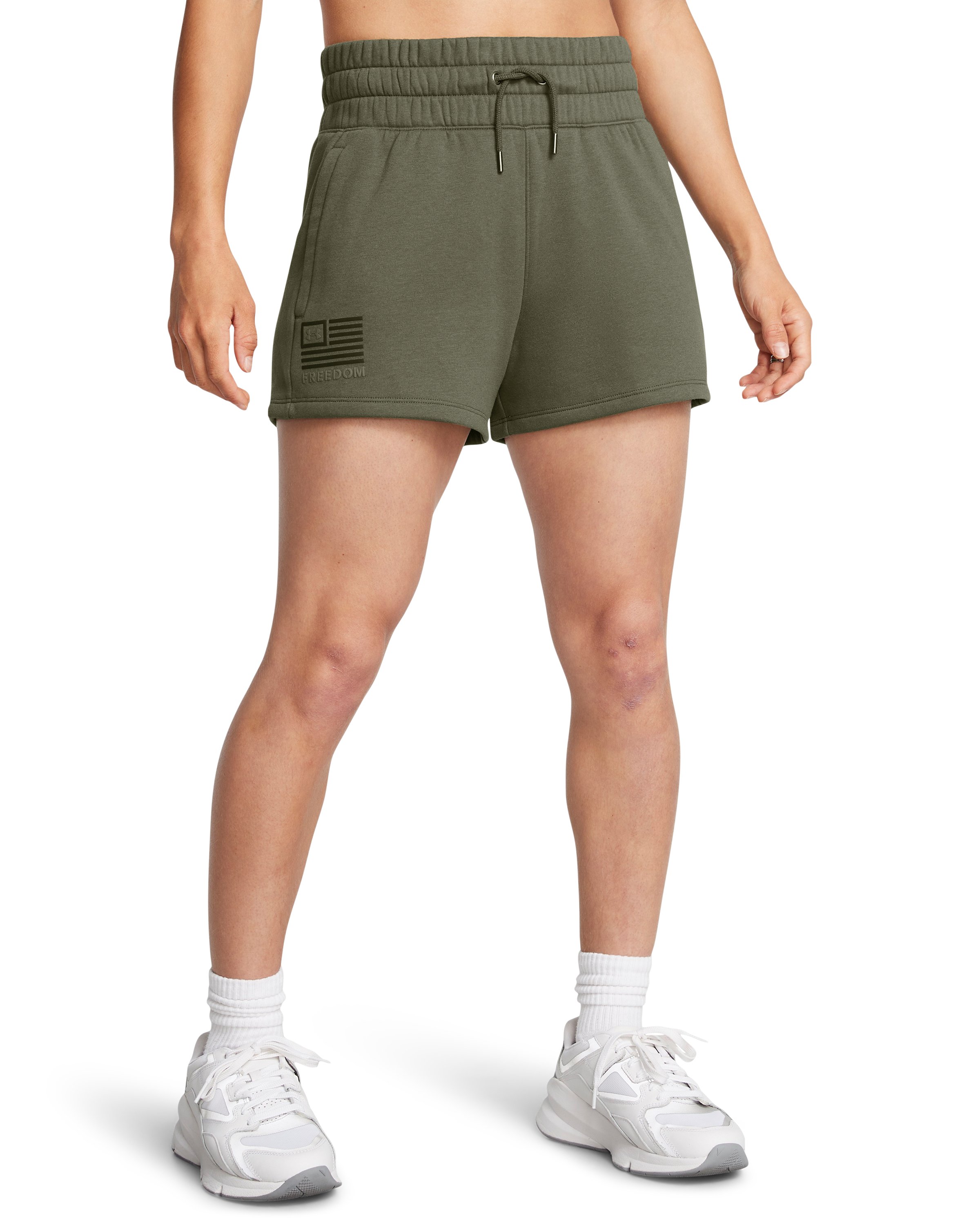 UA Freedom Fleece Women's 3 Shorts 3