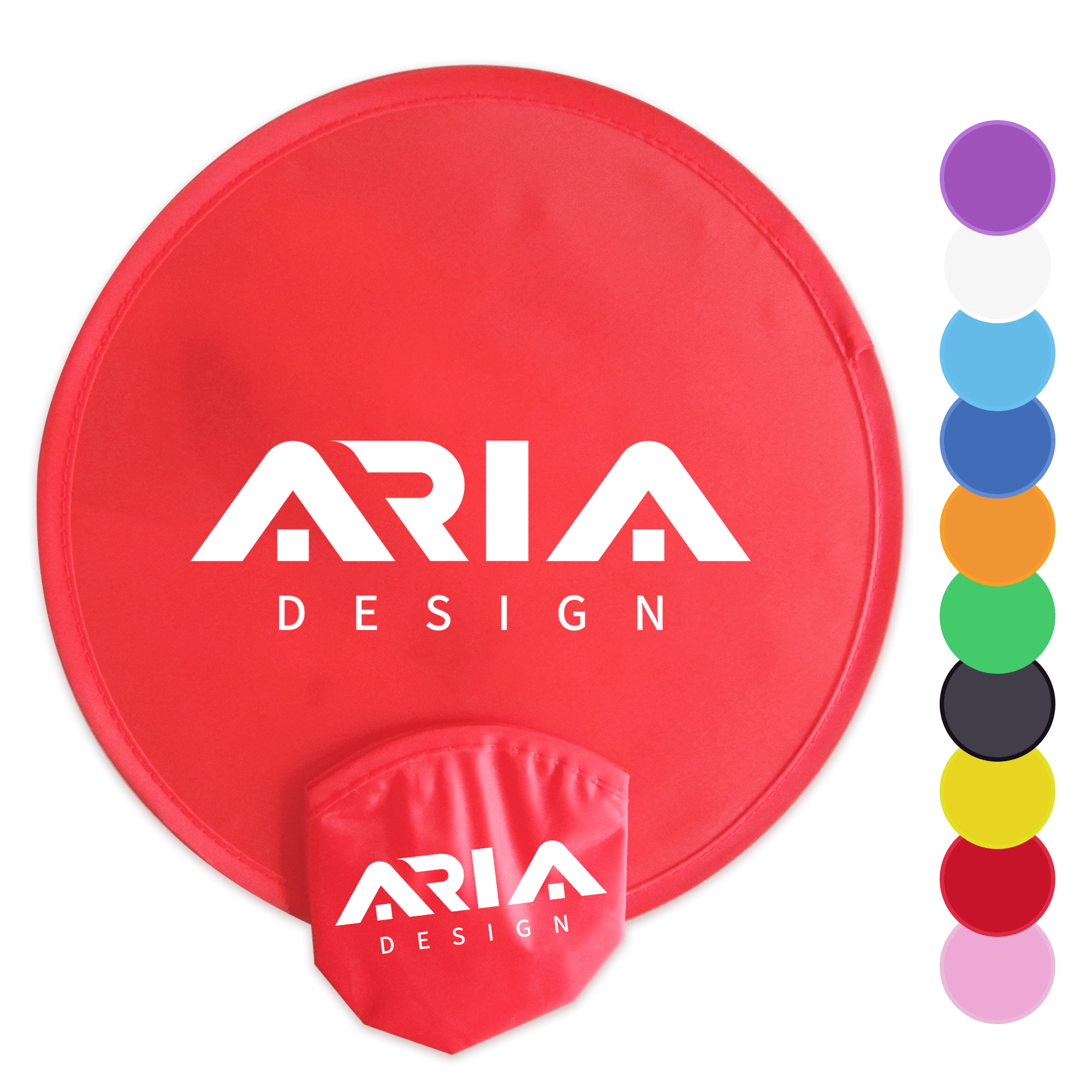 Pouch Foldable Flying Disc Fans 4