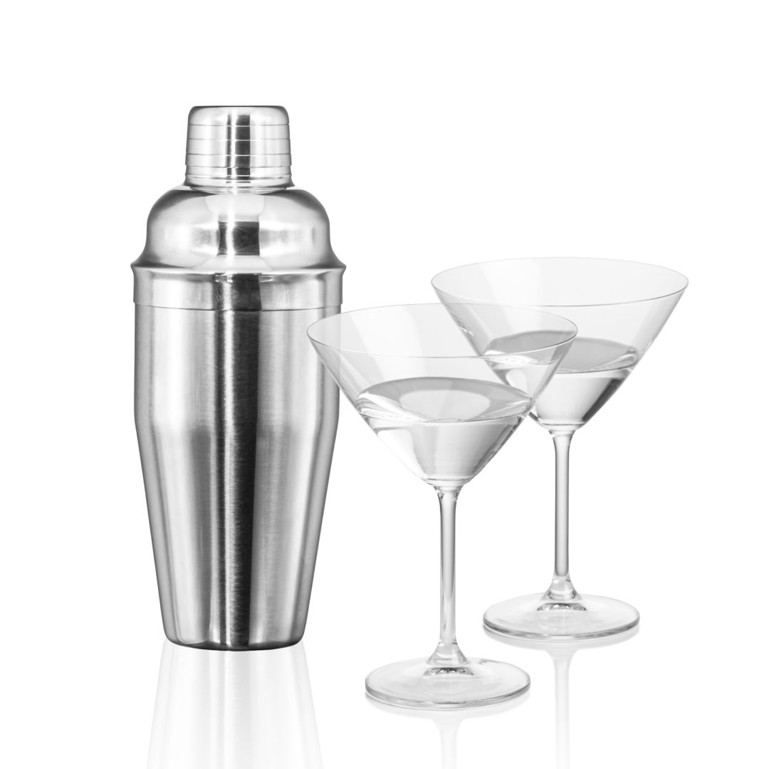 Connoisseur Shaker & Coleford Martini Set 4