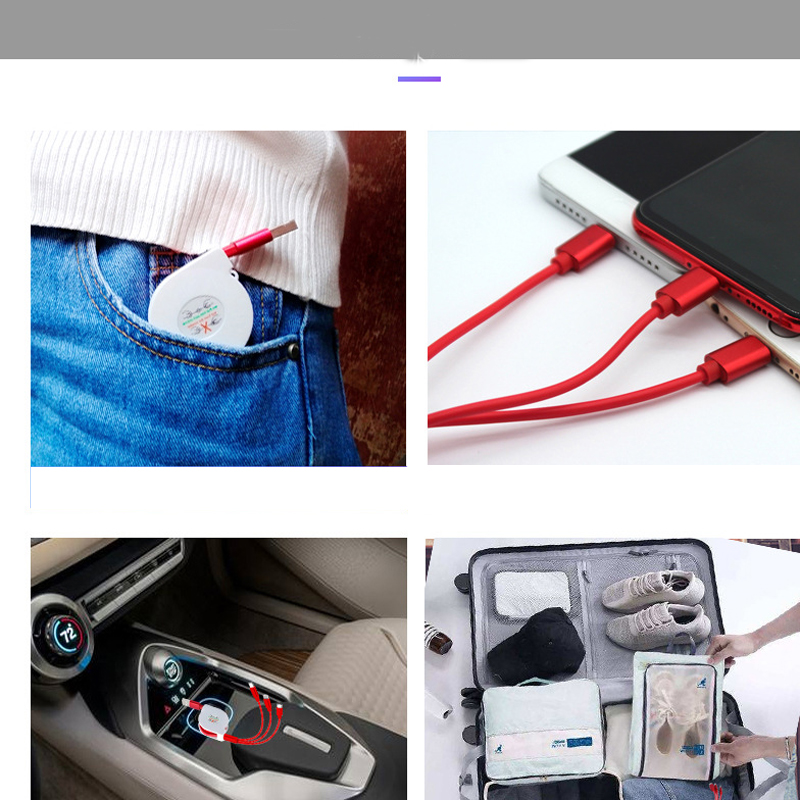 Retractable 3 in 1 Multiple Fast Charge Cord Adapter 11
