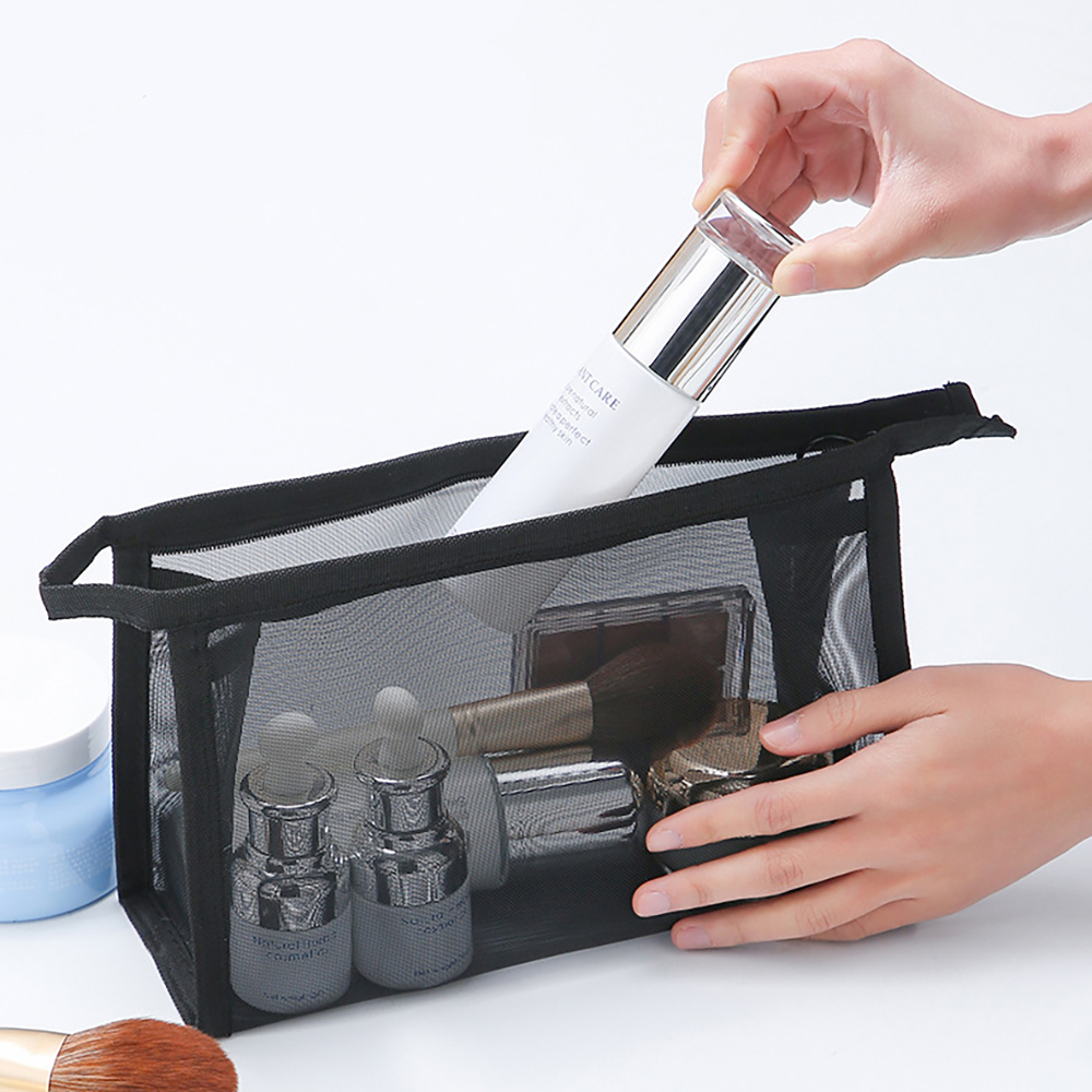 Transparent Mesh Cosmetic Bag 8