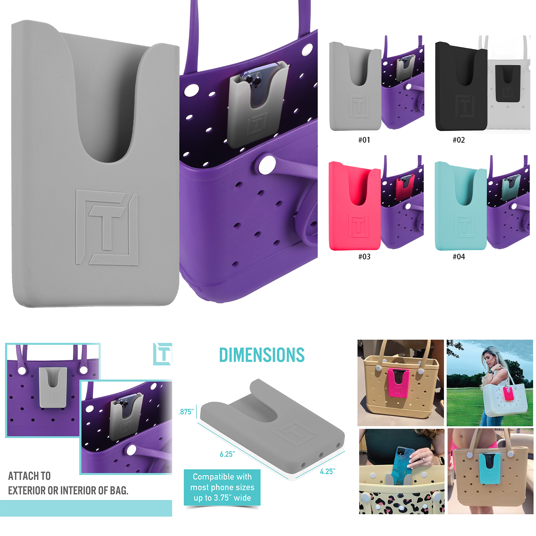 Phone Holder Compatible with Bogg Bag 2