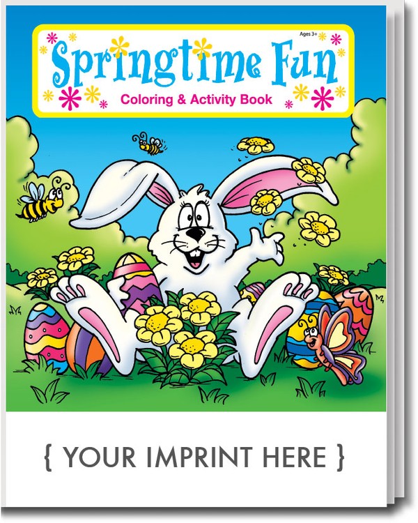 COLORING BOOK - Springtime Fun Coloring & Activity Book 4