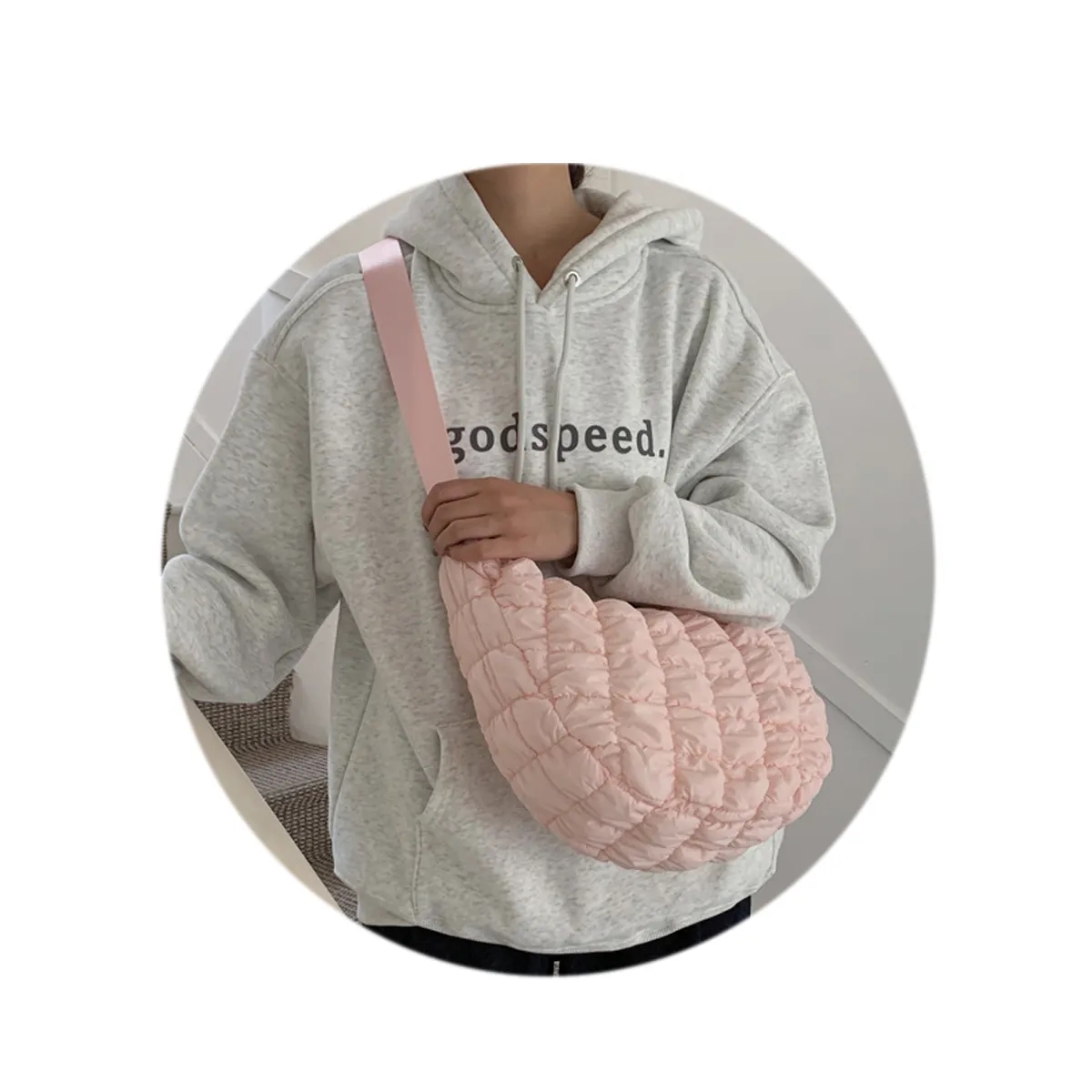 Quilted Puffy Crossbody Bags 3