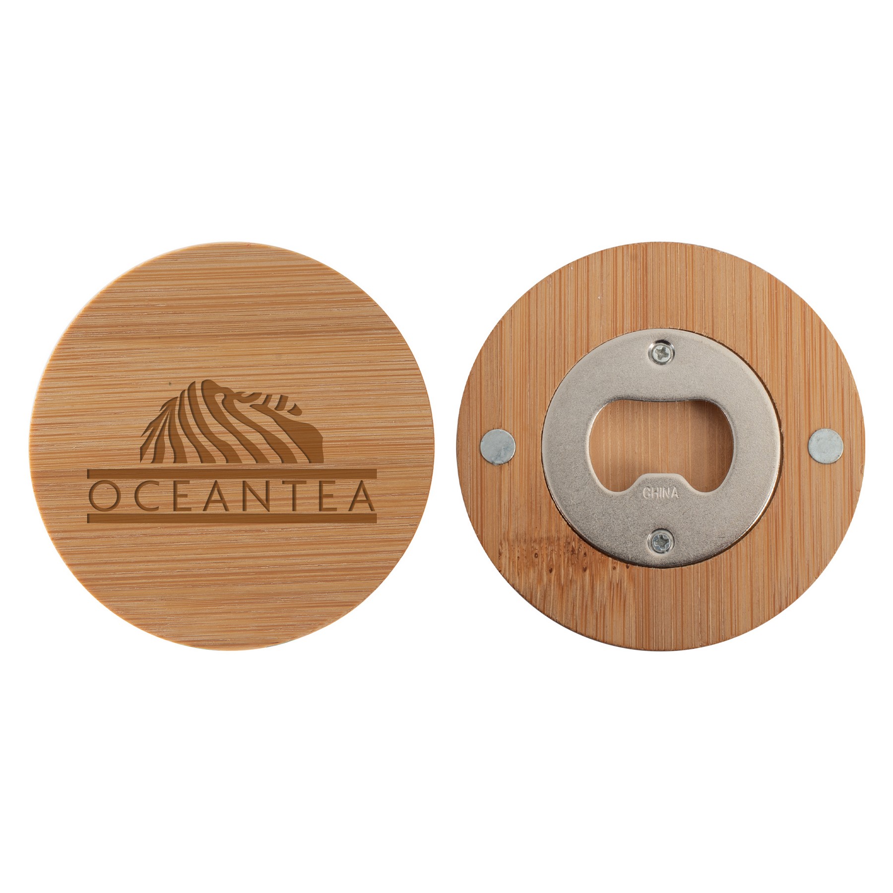 Bamboo Magnetic Bottle Opener 2