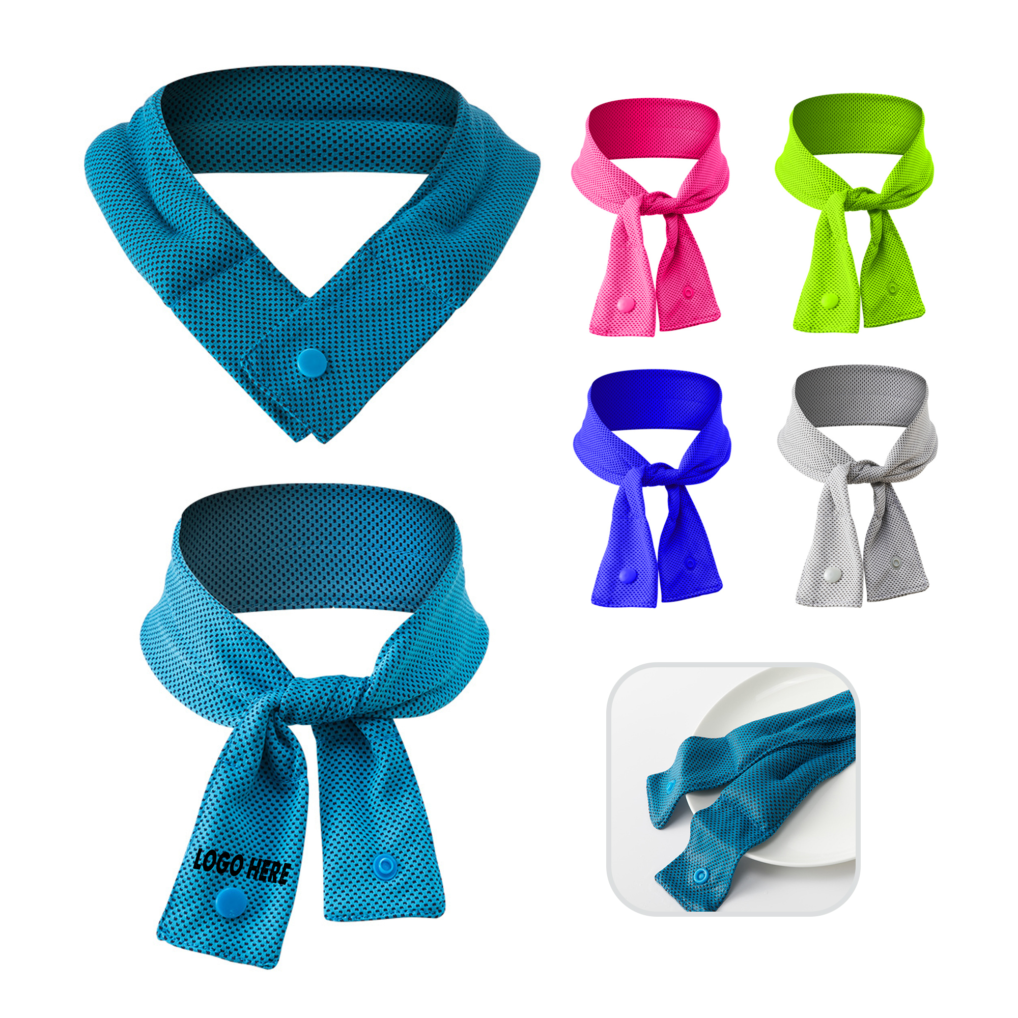 Cooling Ice Scarf Neck Wrap Sweat Towel And Chilling Bandana 2