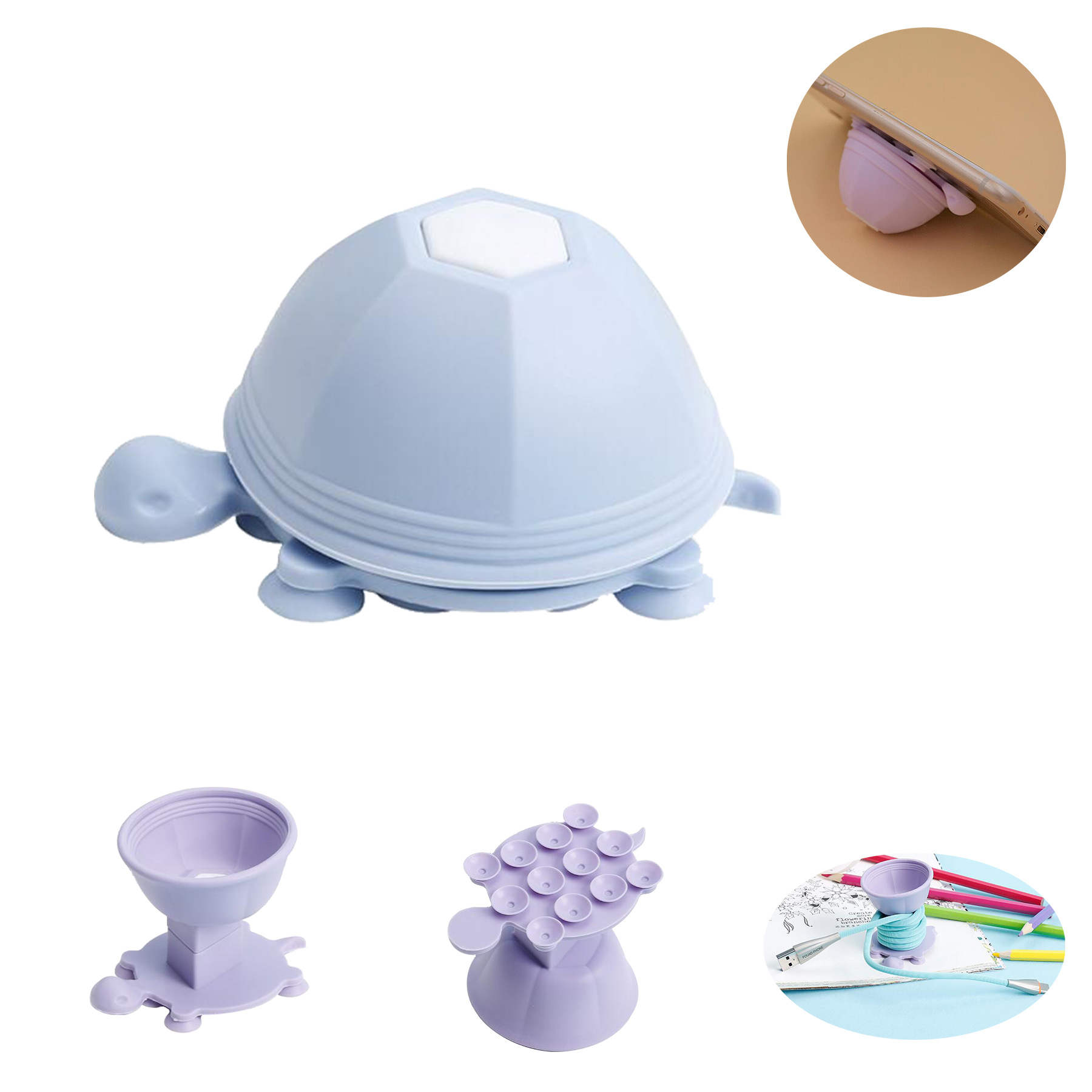 Tortoise Shaped Multifunctional Cell Phone Stand 2