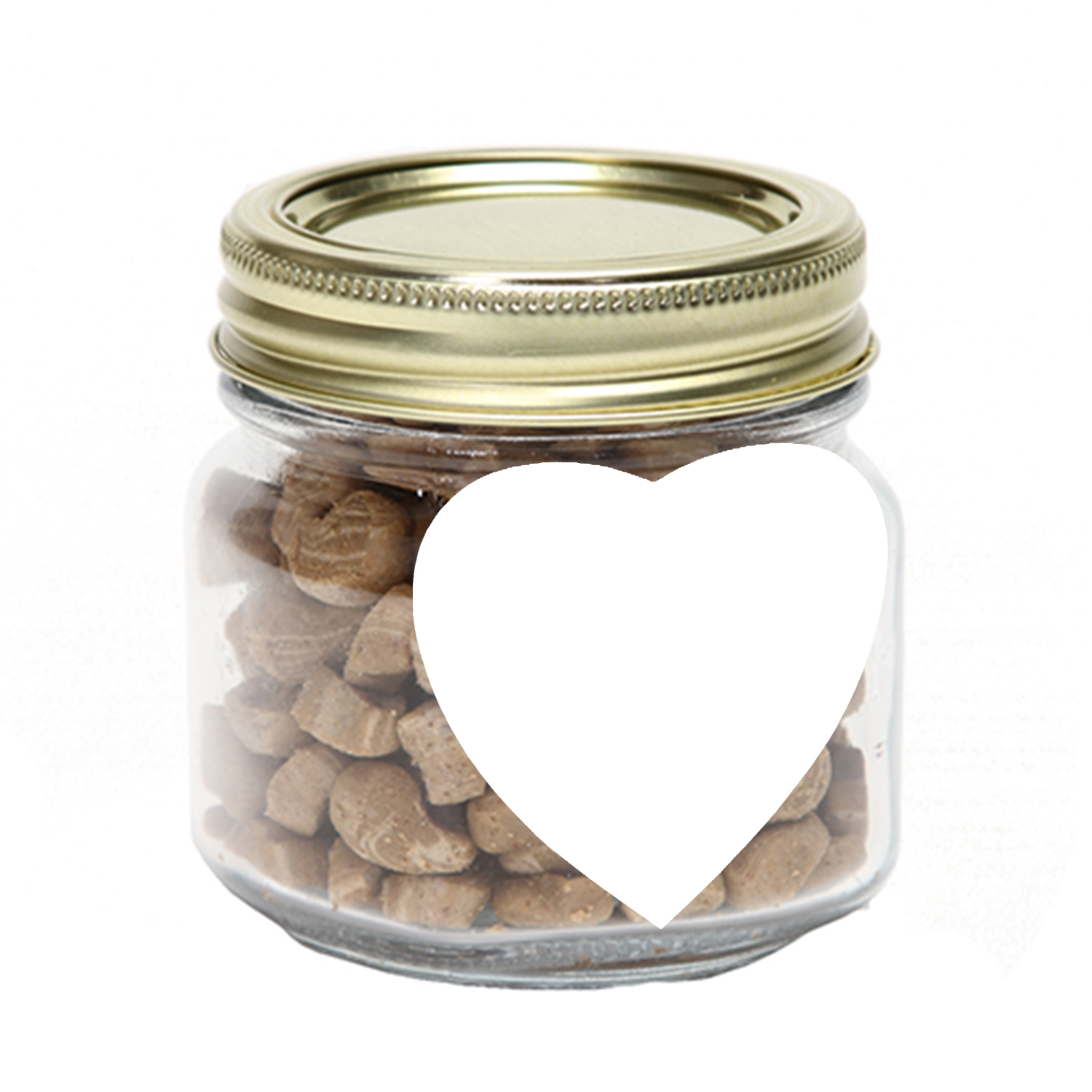 Half Pint Jar w/ Heart Magnet Pet Fill 2