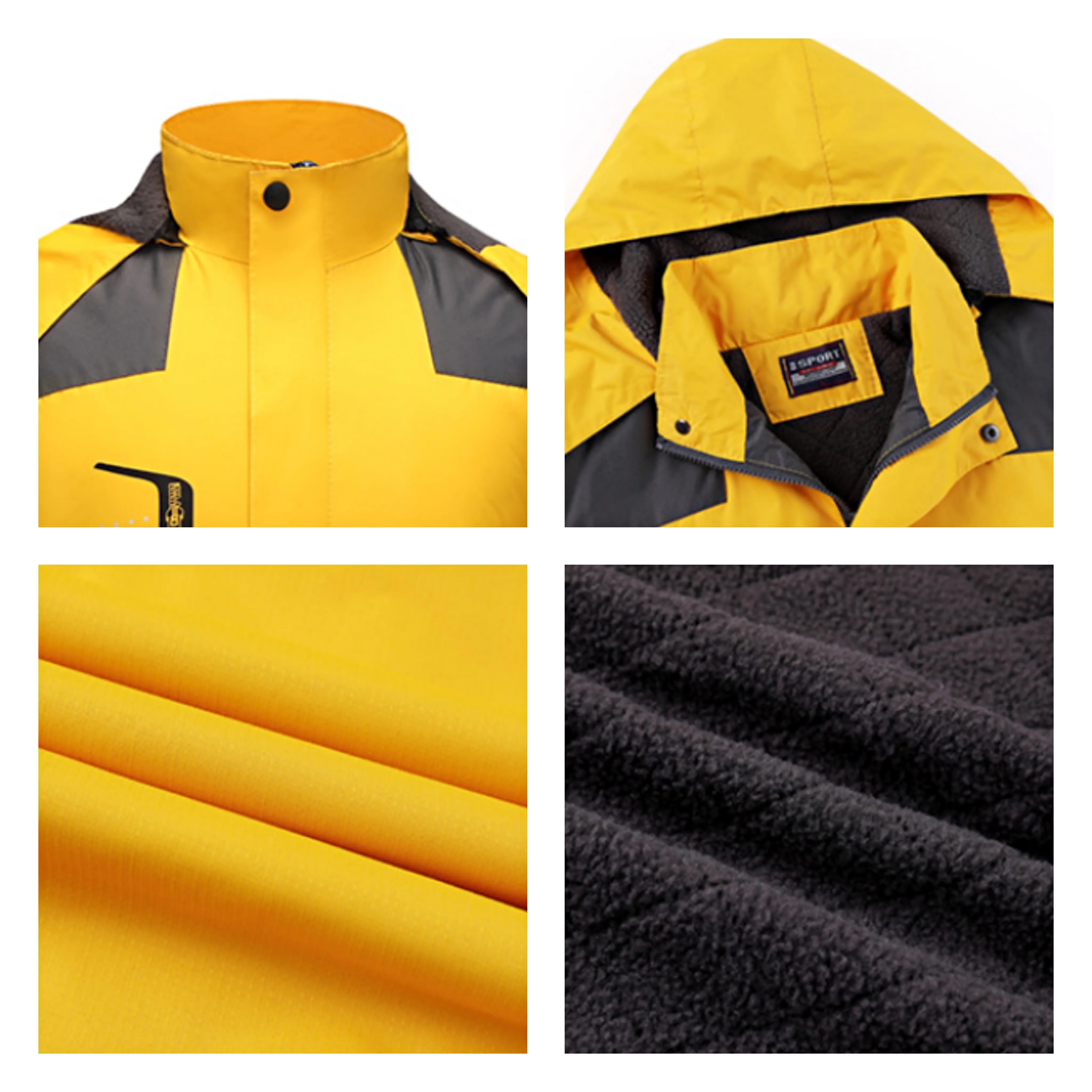 Classic Windproof Winter Coat For Outdoor Activities 3