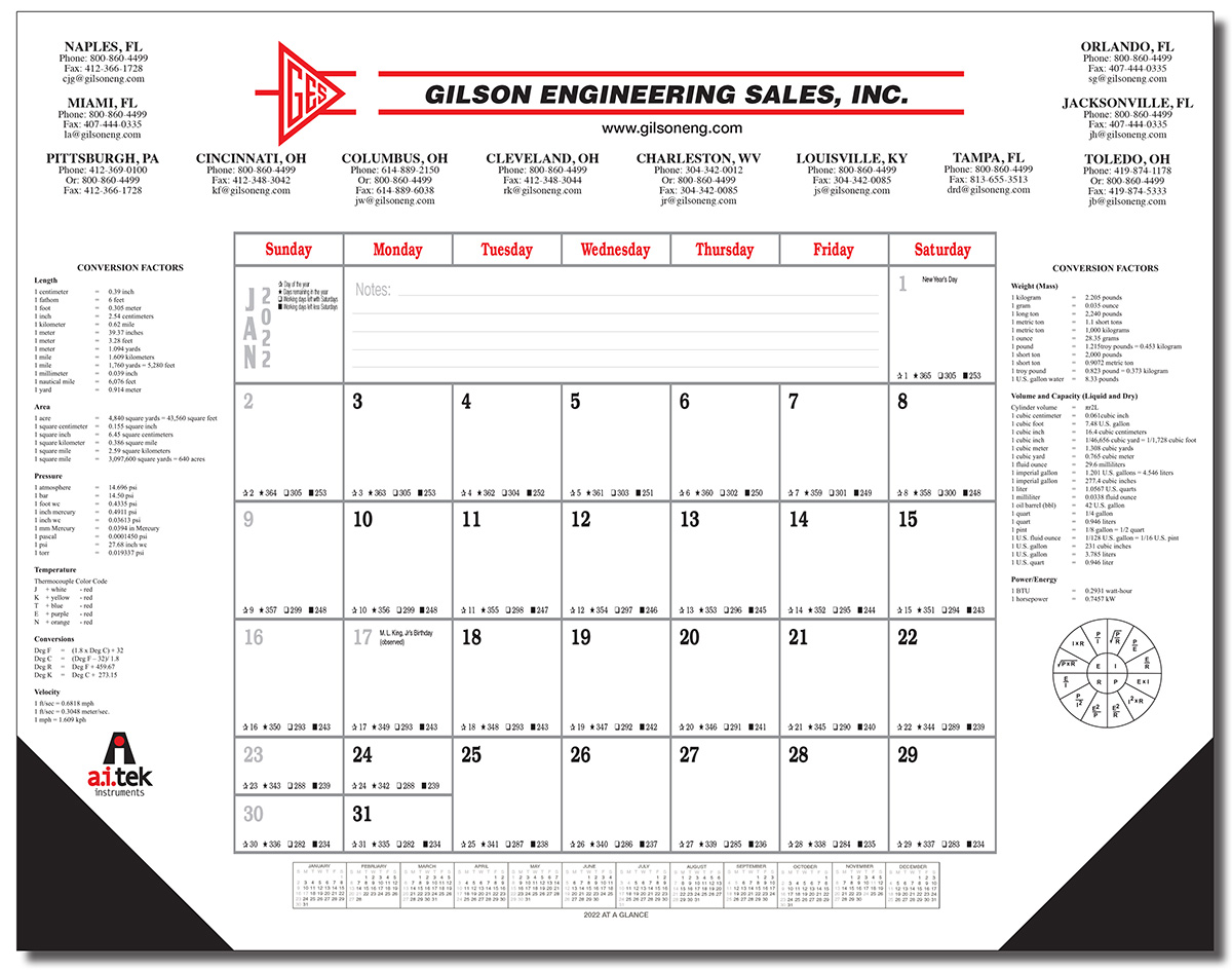 Economy Desk Pad Blotter Calendar 3