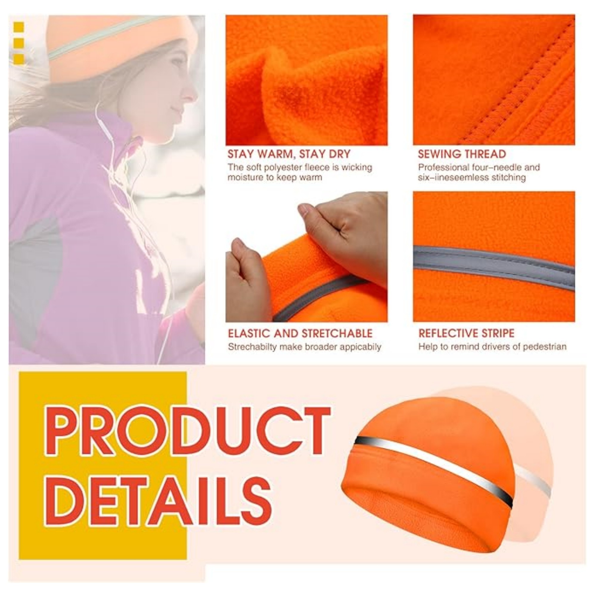 Reflective Fleece Hat 4