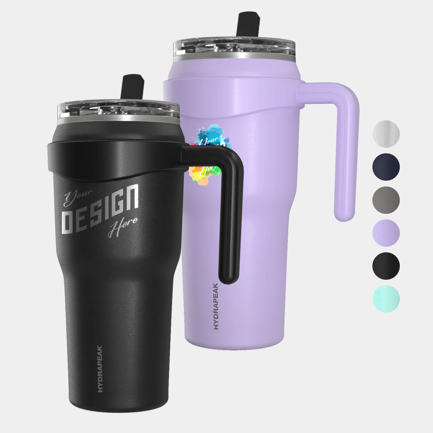 40 oz Hydrapeak® Stainless Steel Insulated Roadster Tumbler w/ Straw Lid 2