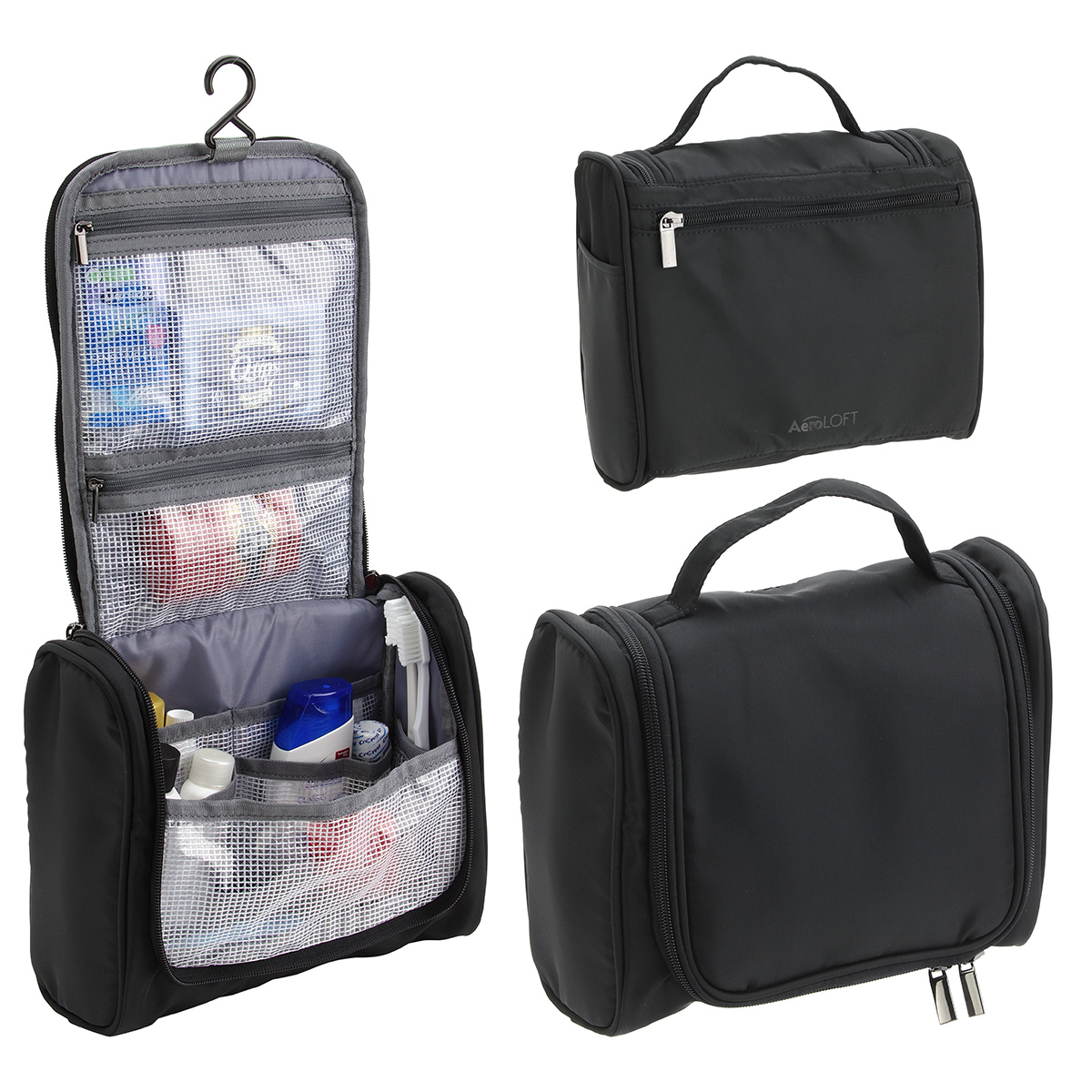 AeroLOFT® Jet Black Toiletry Kit 11