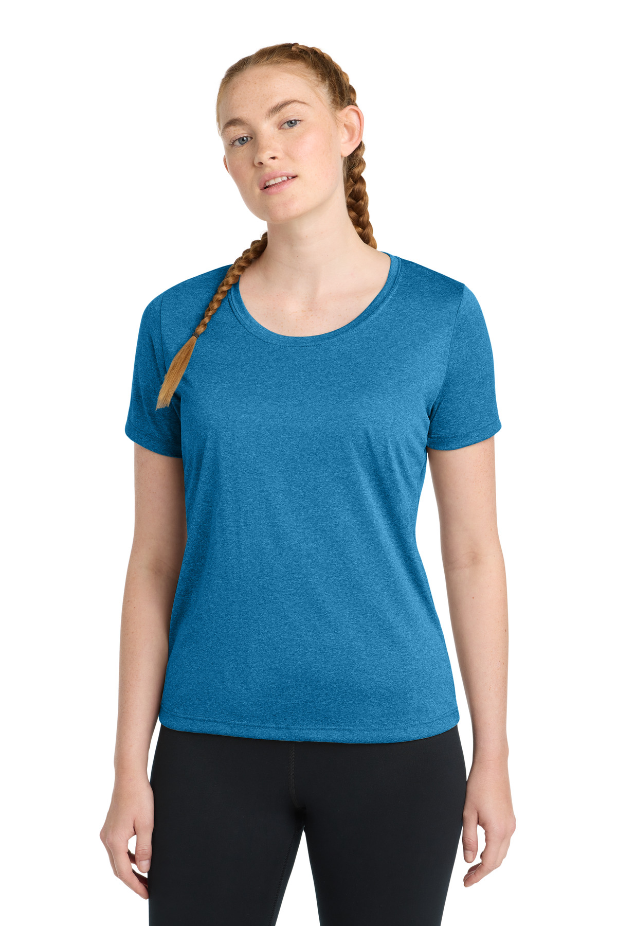 Sport-Tek Women's Heather Contender Scoop Neck Tee. LST360 52