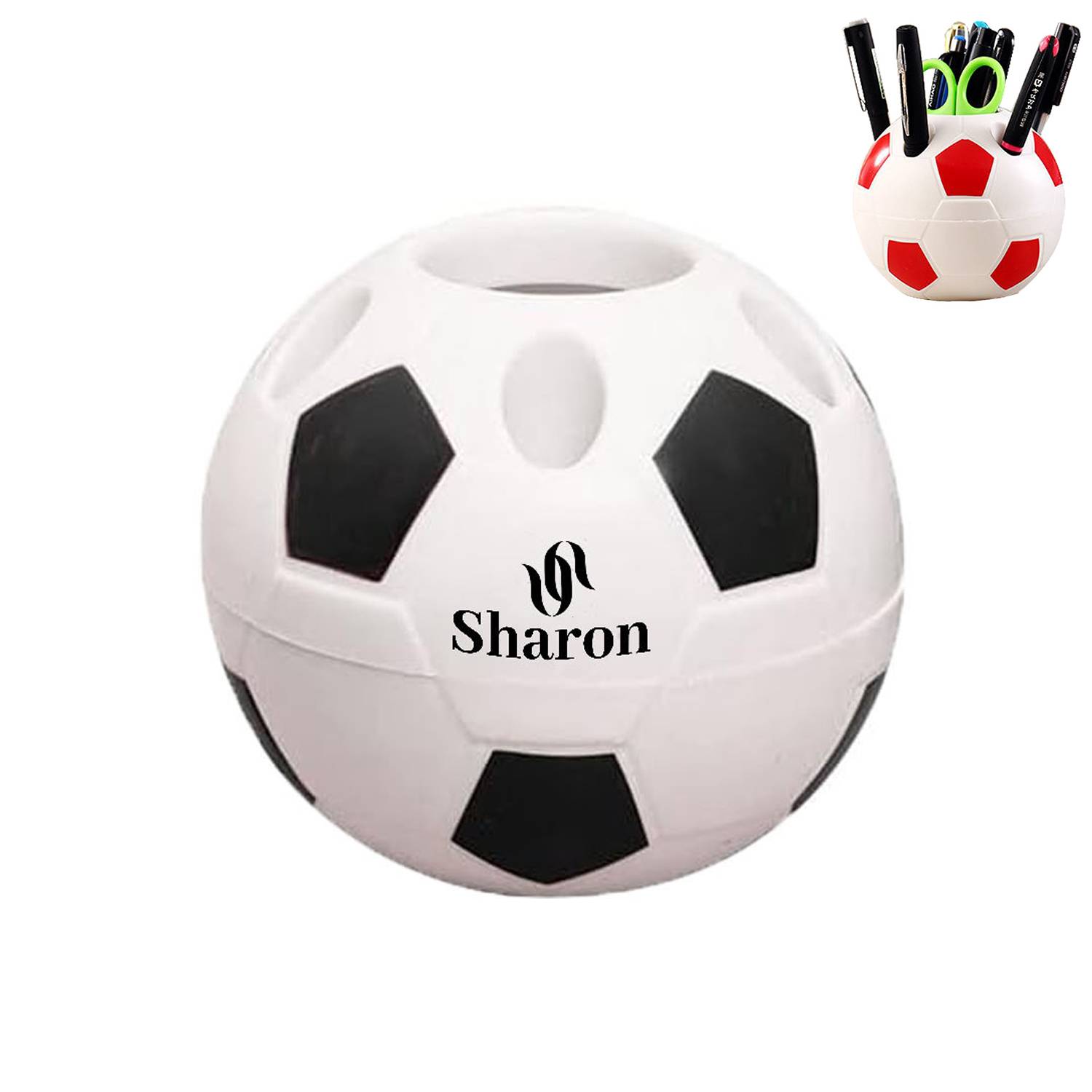 Plastic football pen holder Pencil Cup 2
