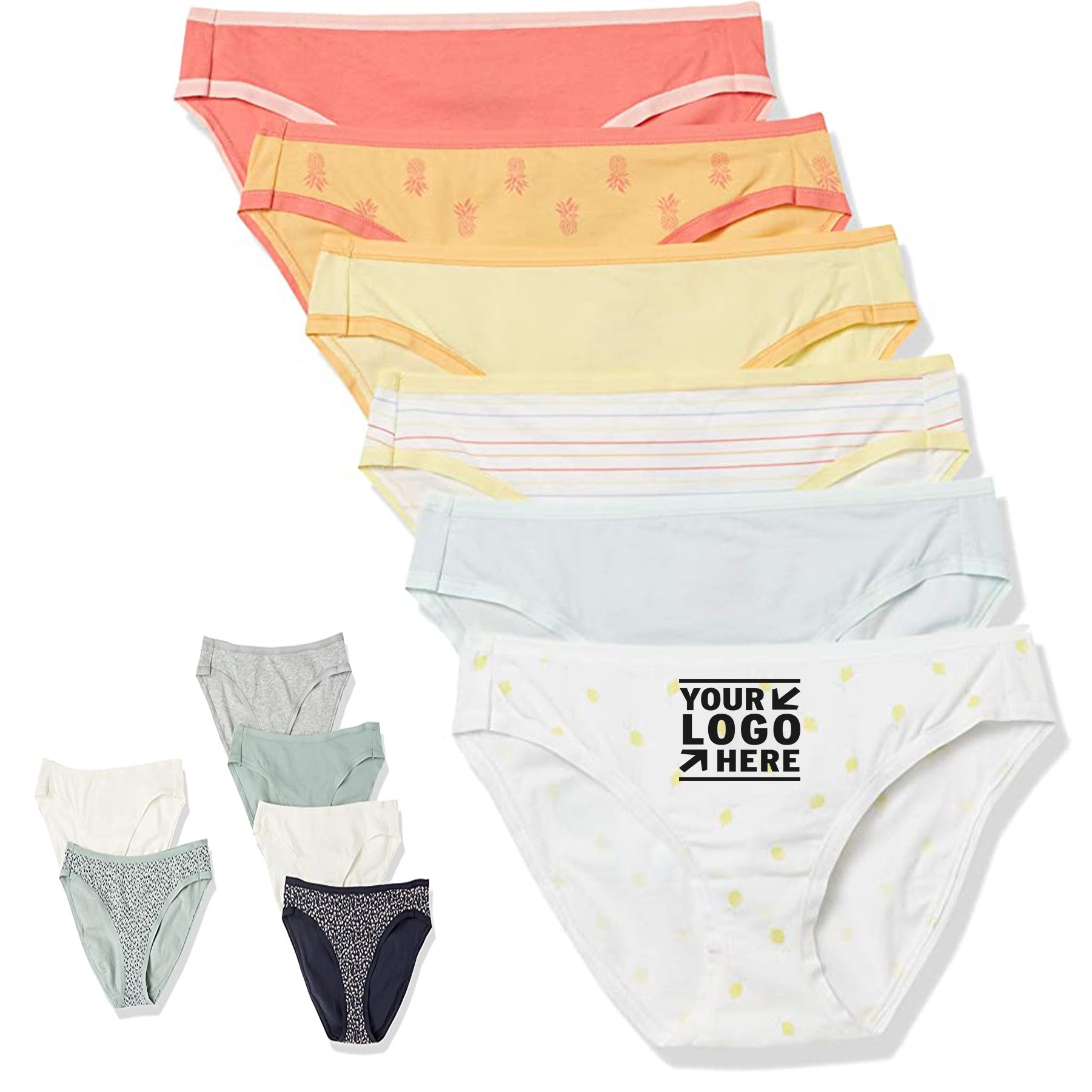 Essentials Women's Cotton Bikini Brief Underwear 2