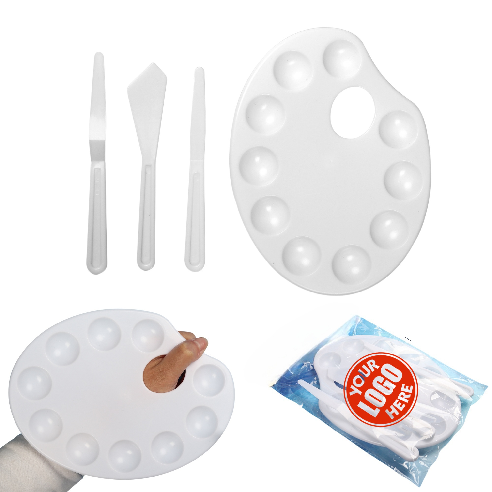 Plastic Palette Art Supplies Kit 1
