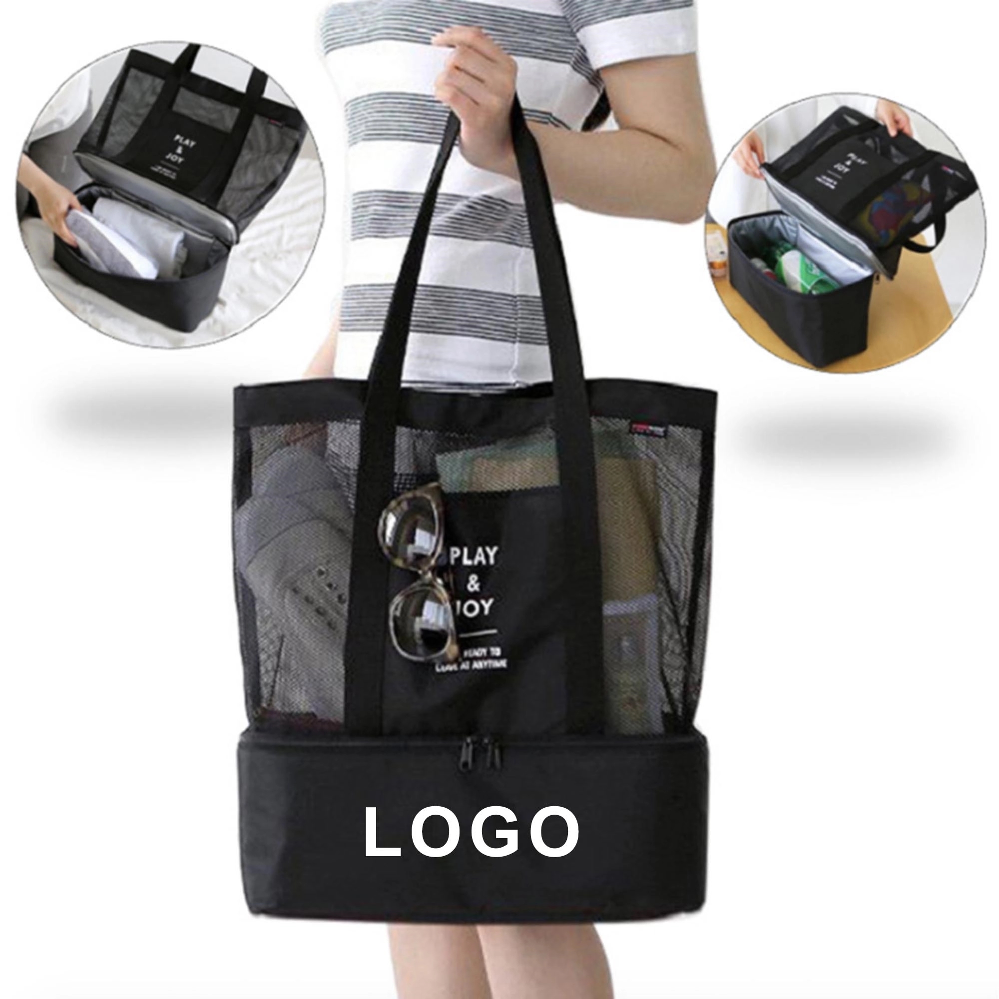 Large Capacity Mesh 2 Picnic Bag Cooler 3