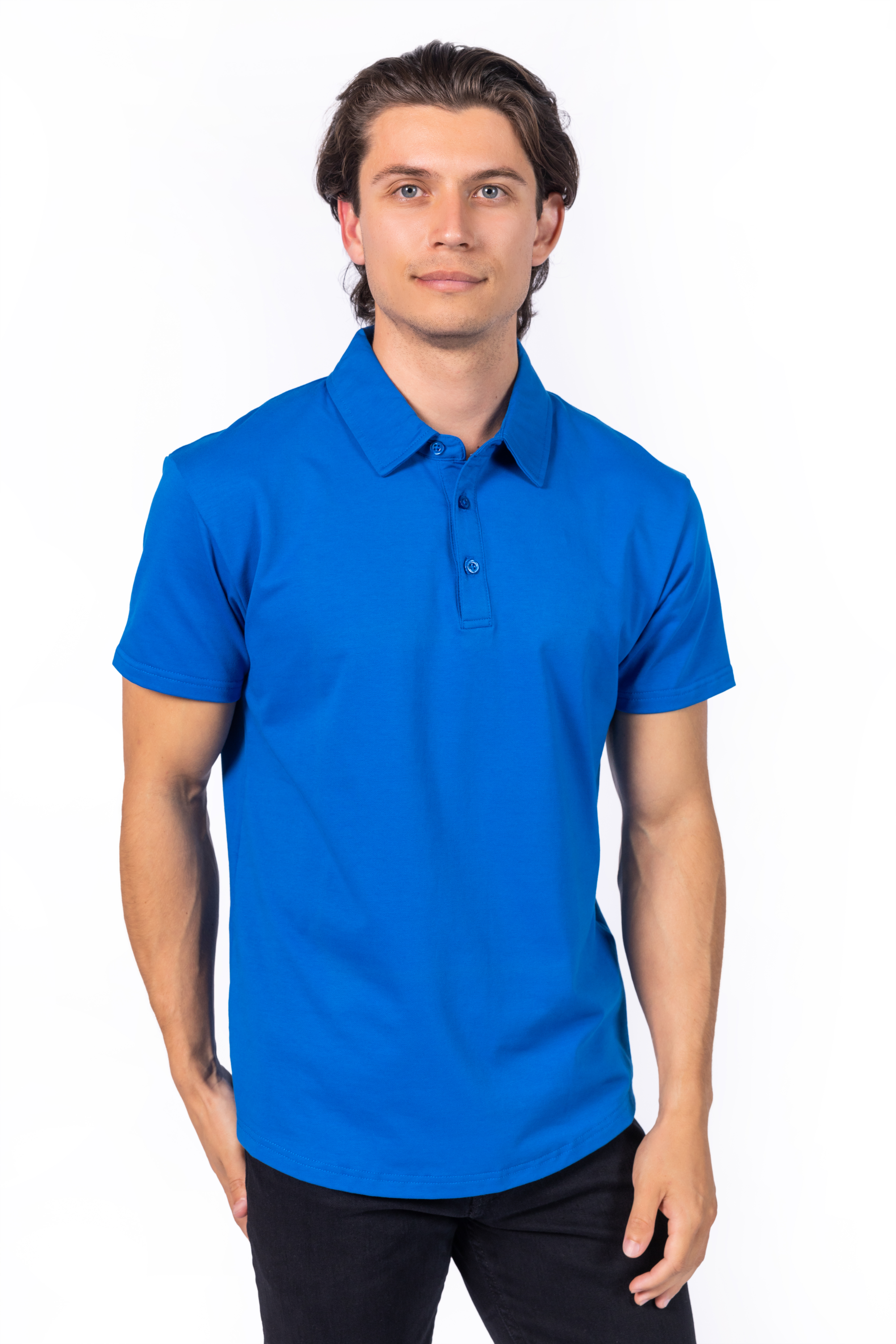 Elemental Men's A-Game Athletic Fit Premium Polo 18