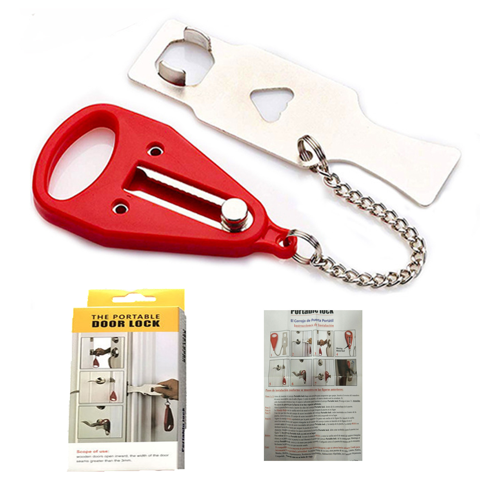 Anti-theft Portable Door Lock 2