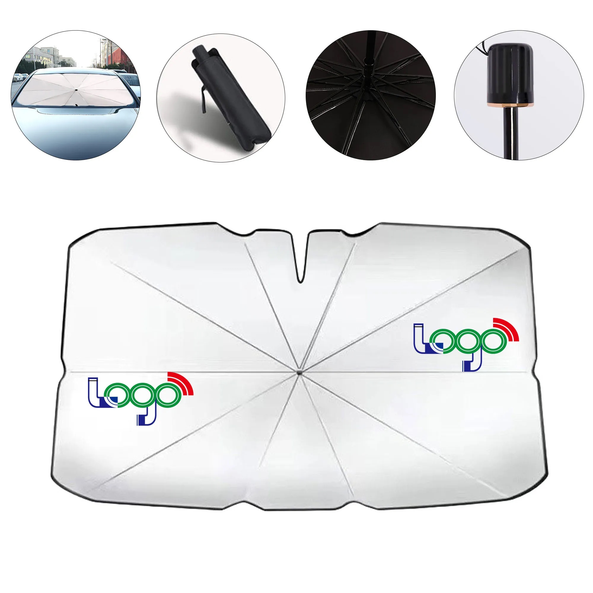 Premium Car Sun Shade UV Protection Easy Fold