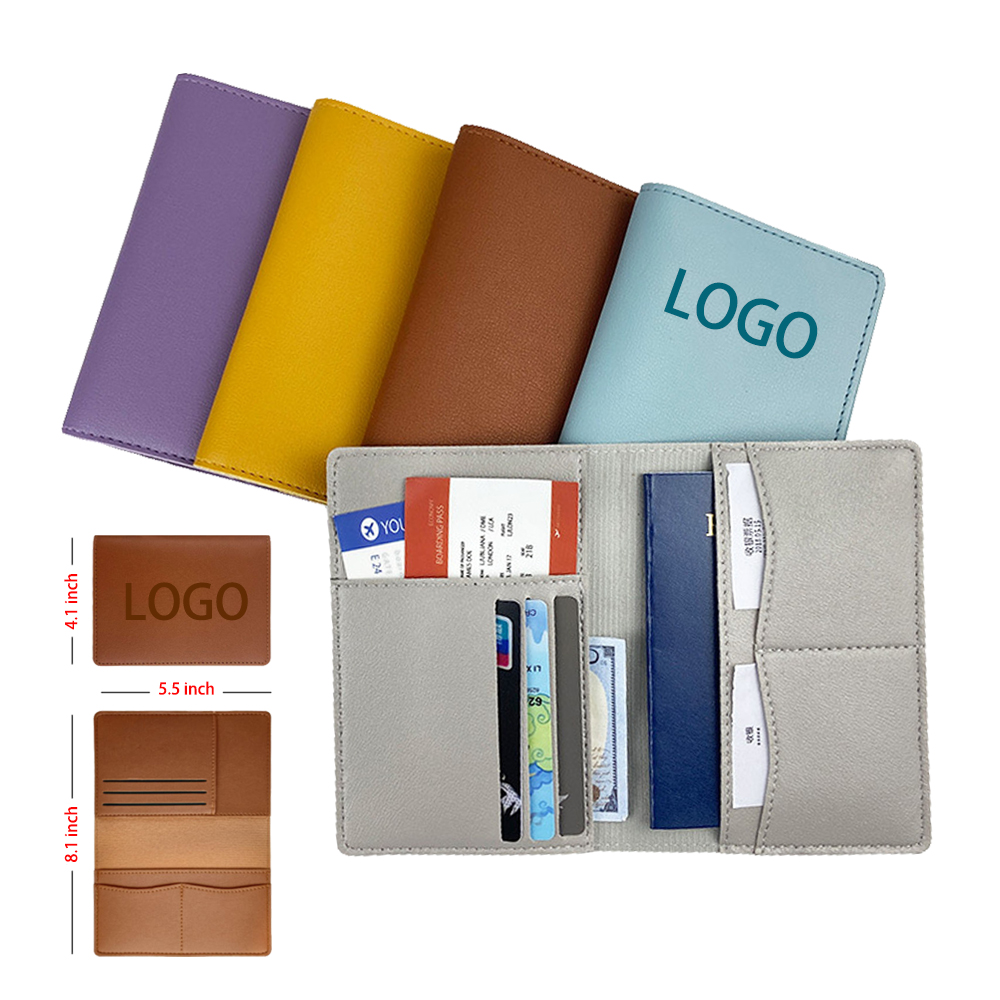 8-Slot PU Passport Holder/Travel Wallet 2