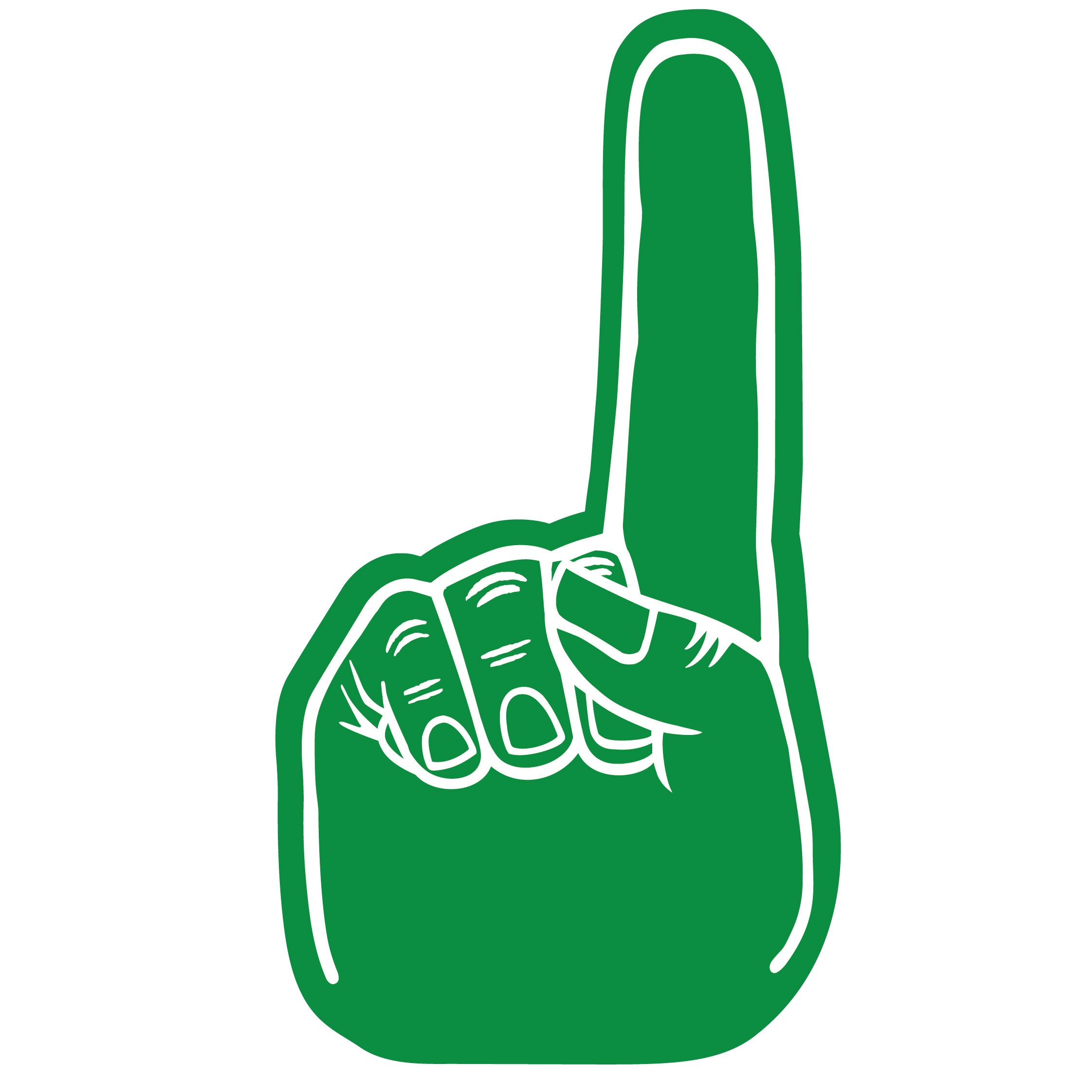 14" Foam Hand 55