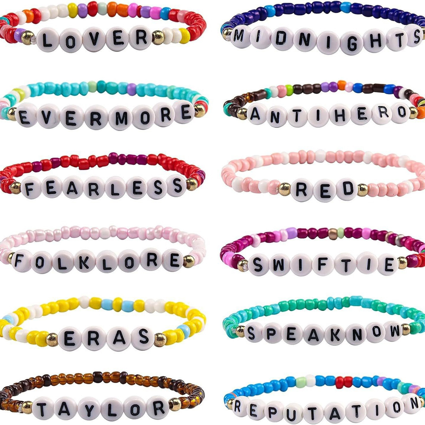 Kids Motivational Friendship Bracelets Letter Beads 2