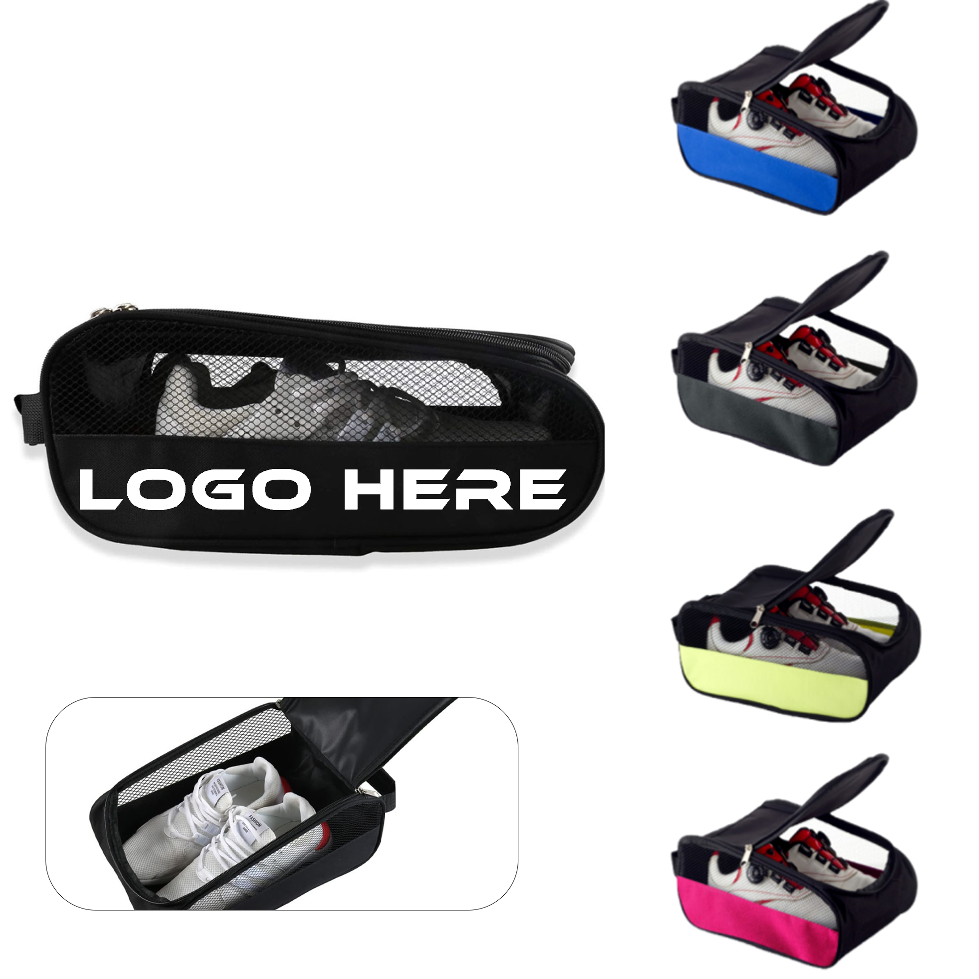 Breathable And Dustproof Golf Shoe Bag 3