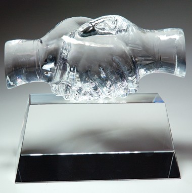 FRIENDSHIP AWARD CRYSTAL GLASS 1