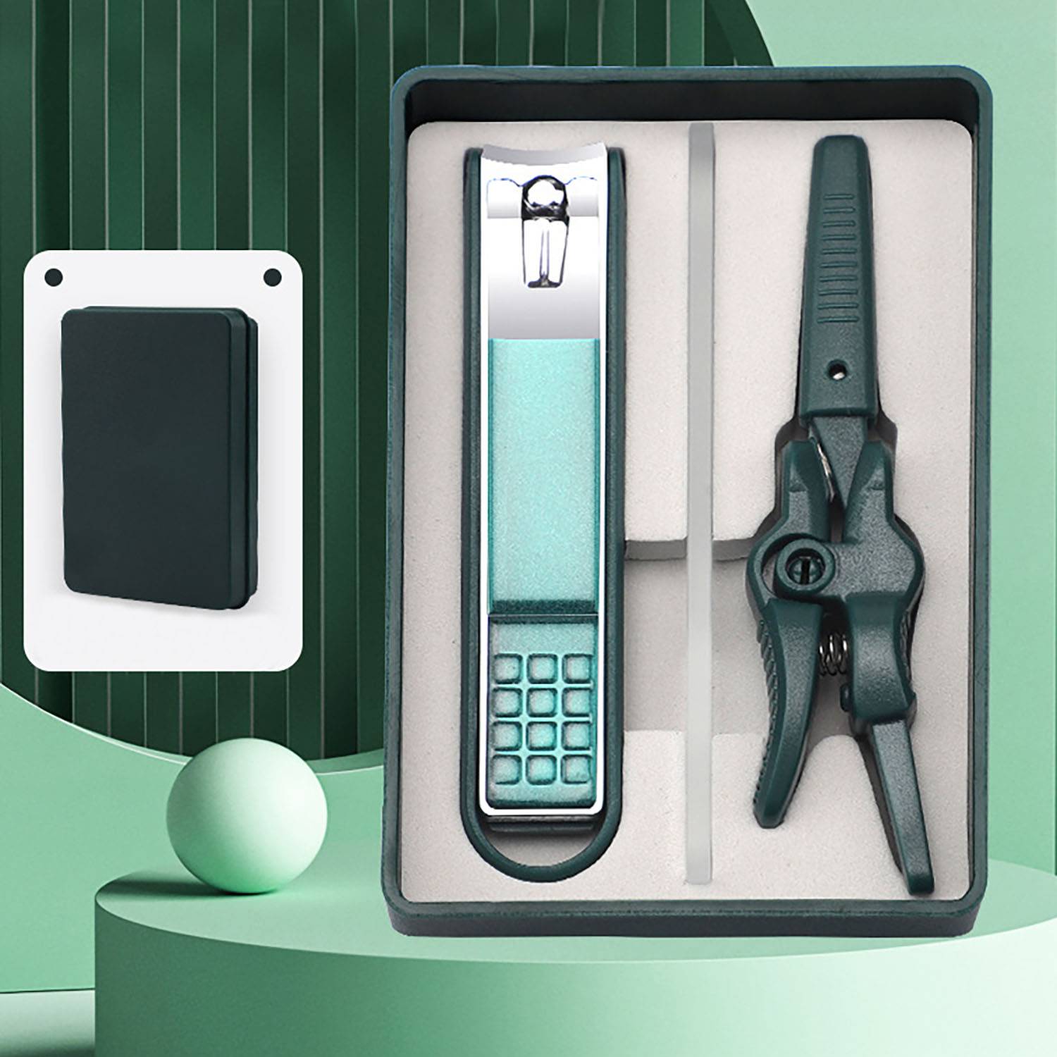 Portable Nose Hair Clipper & Nail Care Set 12